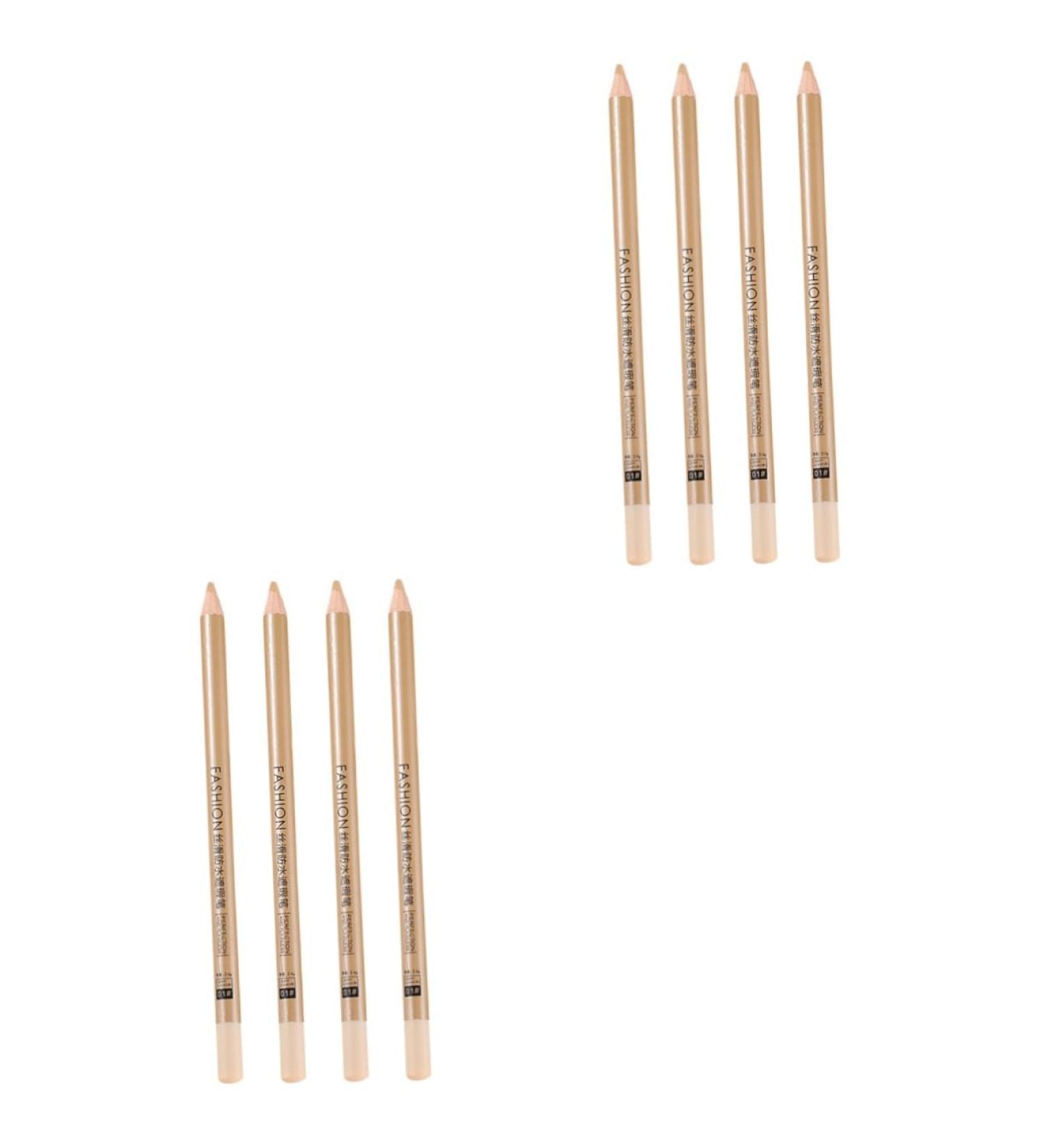 Beavorty 8 Pcs Concealer Pen Makeup Concealer Korean Concealer Light Concealer Blemish Concealer Wooden White - Buy Online on GoSupps.com