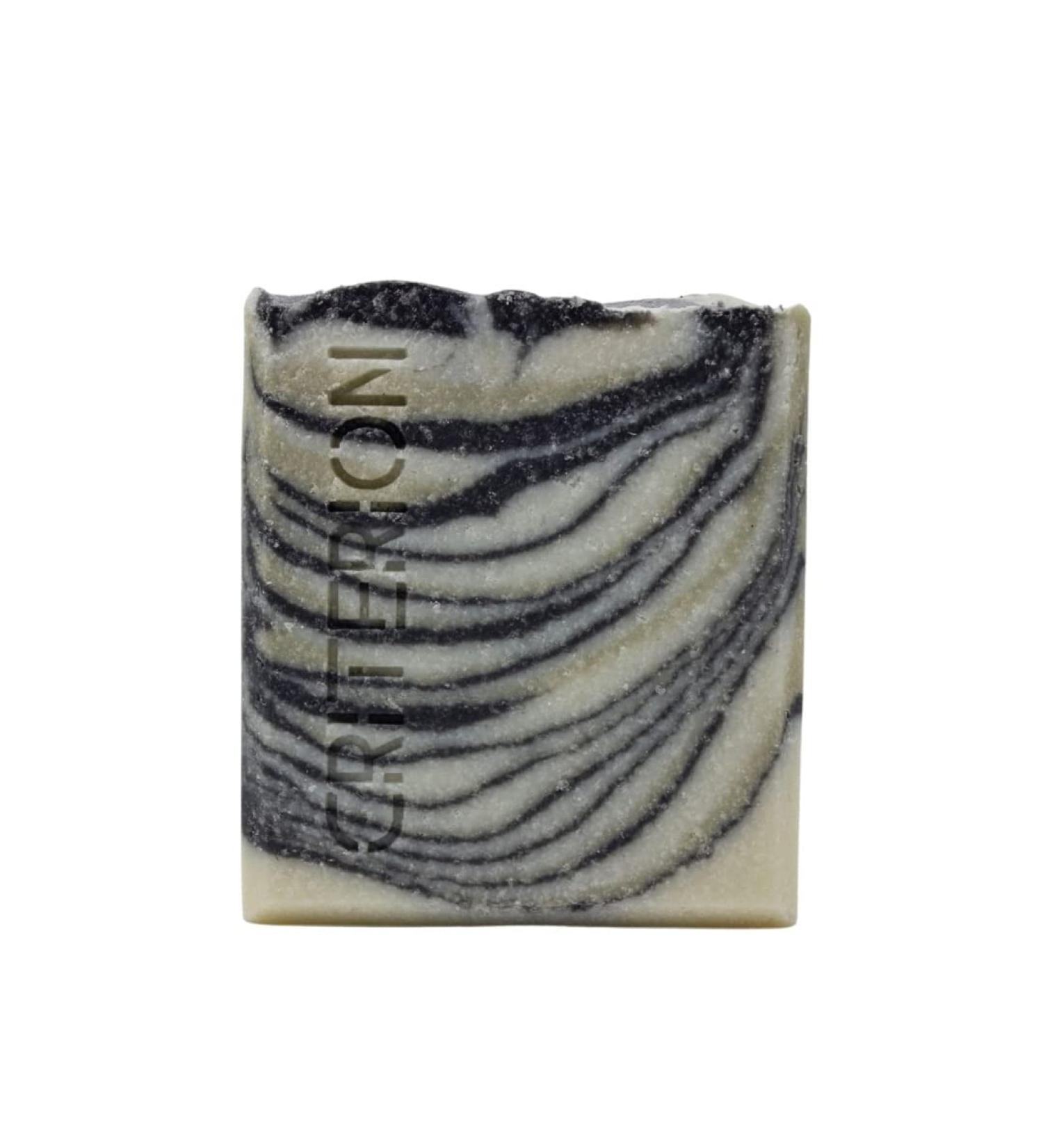 CRITERION Zebra Mint Mineral Spa Sea Salt Soap Bar with French Green Clay - 100% natural & vegan 160g - Buy Online on GoSupps.com