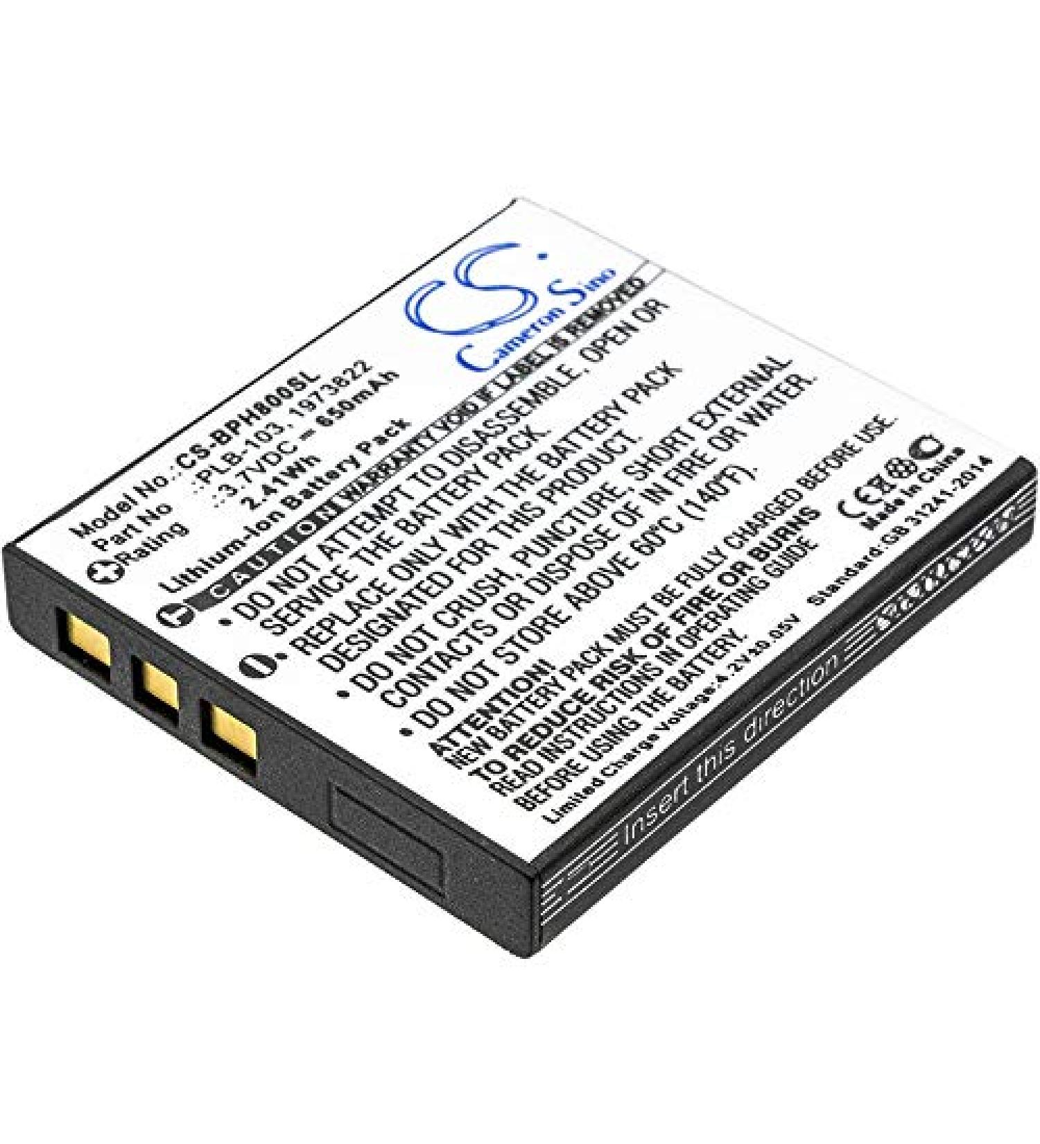 Buy 650mAh Replacement Battery for H7 H8 H9 BeoPlay - 3.7V PLB-103 Compatible Battery Worldwide Shipping - Buy Online on GoSupps.com