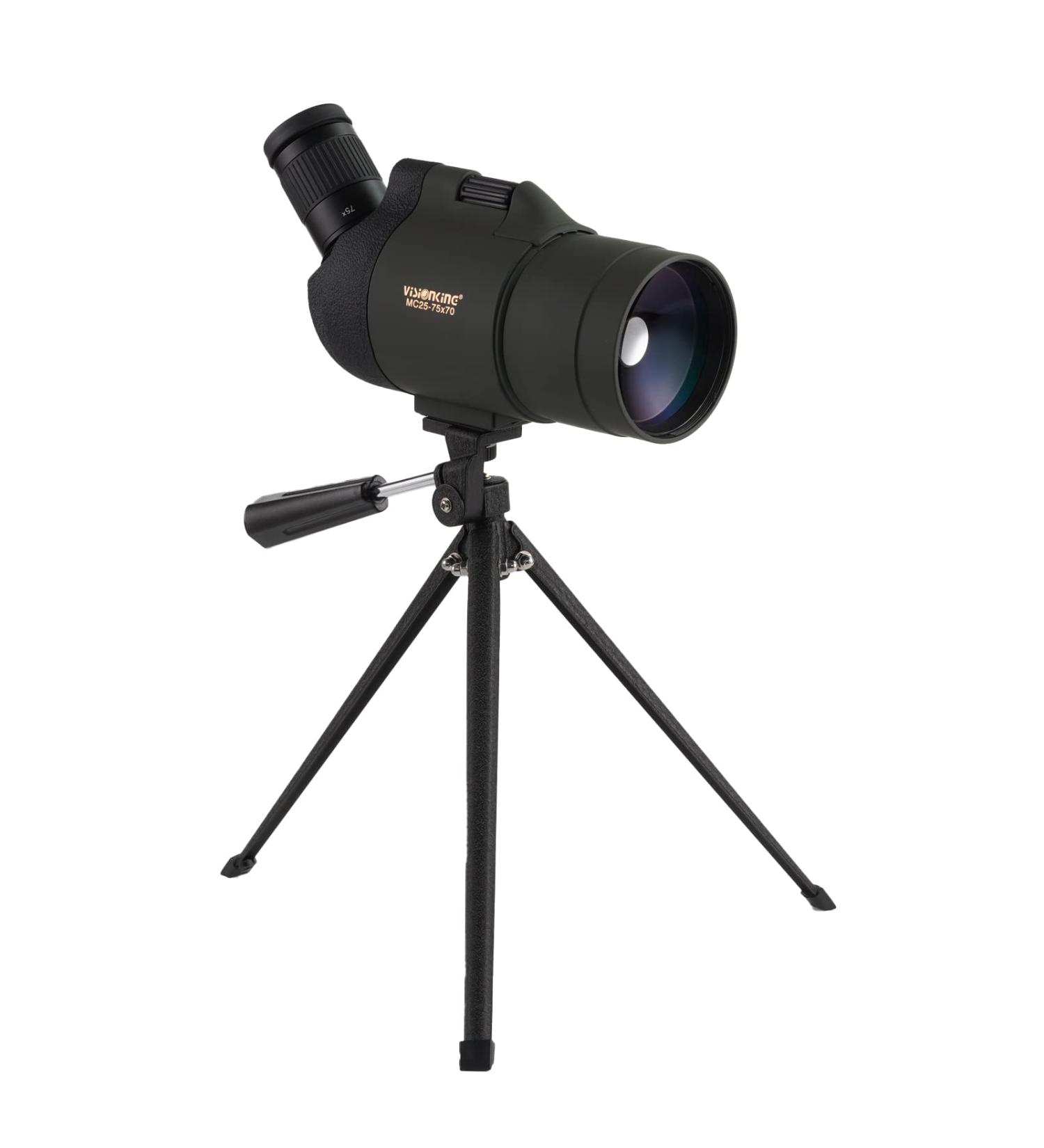 Visionking 25-75x70 Maksutov Spotting Scope - Ideal for Target Shooting, Bird/Wildlife Observation & Scenery - Green - Buy Online on GoSupps.com