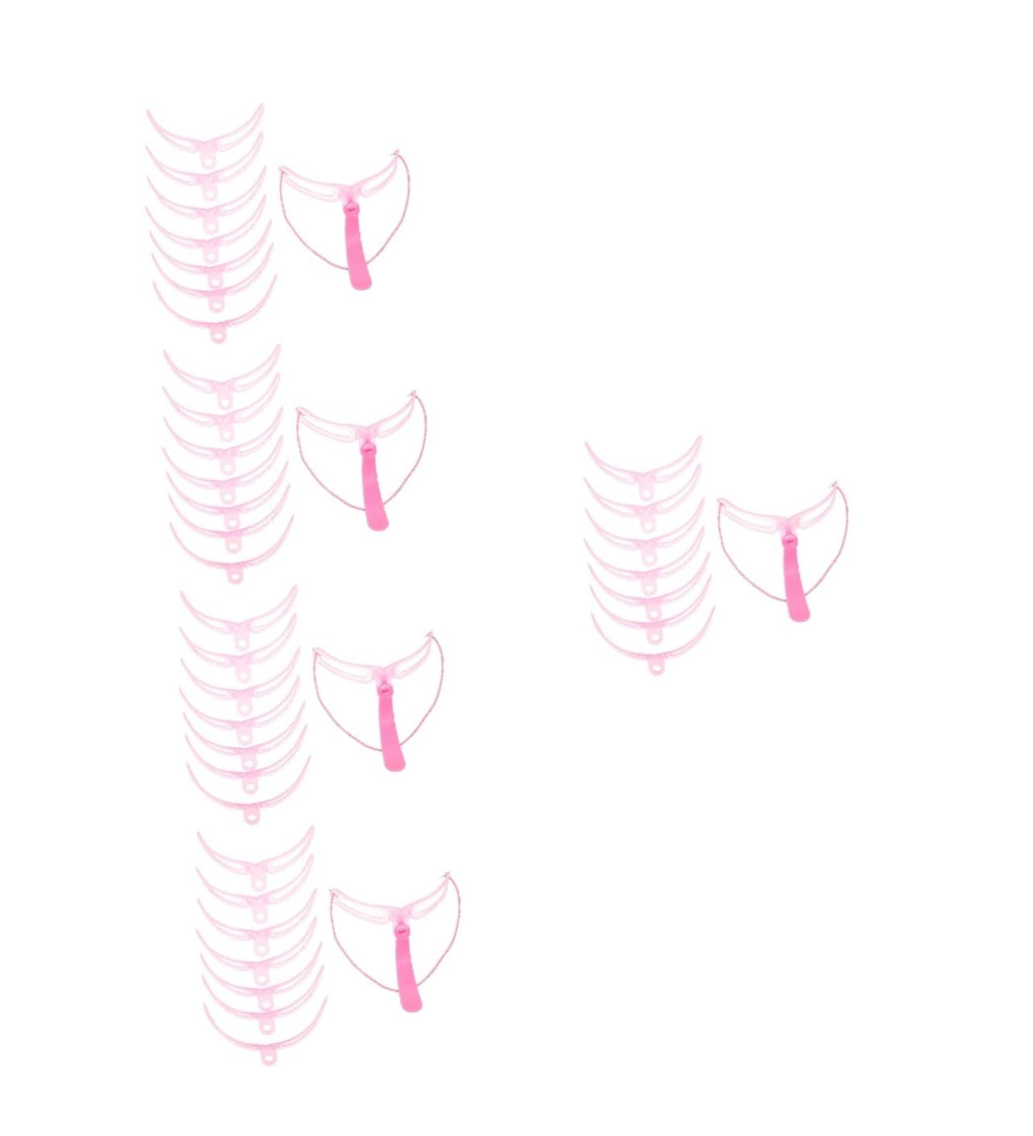 Didiseaon 15 Sets Eyebrow Aid Eyebrow Pen Brush Plastic Convenient Eyebrow Stencil Portable Card Travel 12X11X8CMx5pcs Pinkx5pcs - Buy Online on GoSupps.com
