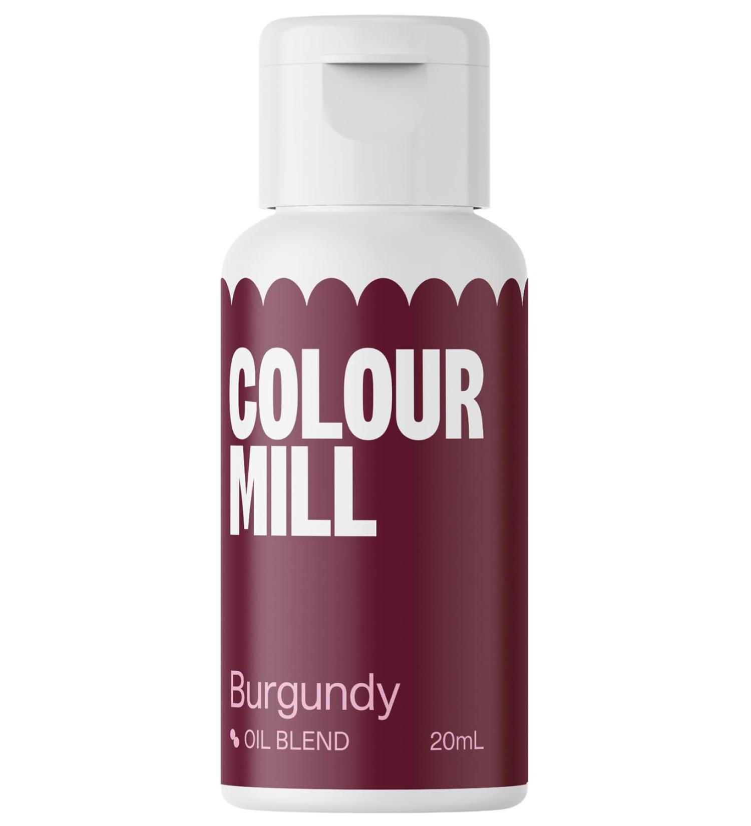 Color Mill Oil Blend Food Coloring - Intense Vegan Burgundy - Highly Concentrated 20ml - Buy Online on GoSupps.com