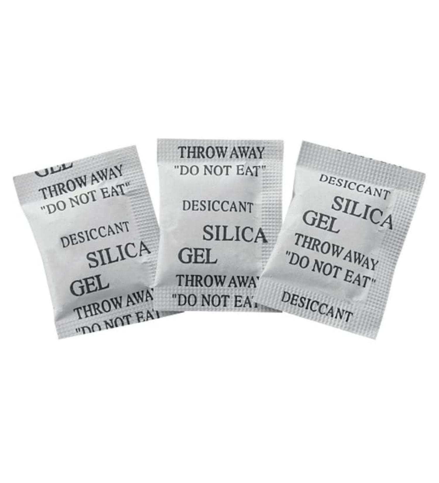 Buy 100 Silica Gel Desiccant Bags (1g) - Moisture Removal for Shipping & Storage | Best Quality USA - Buy Online on GoSupps.com