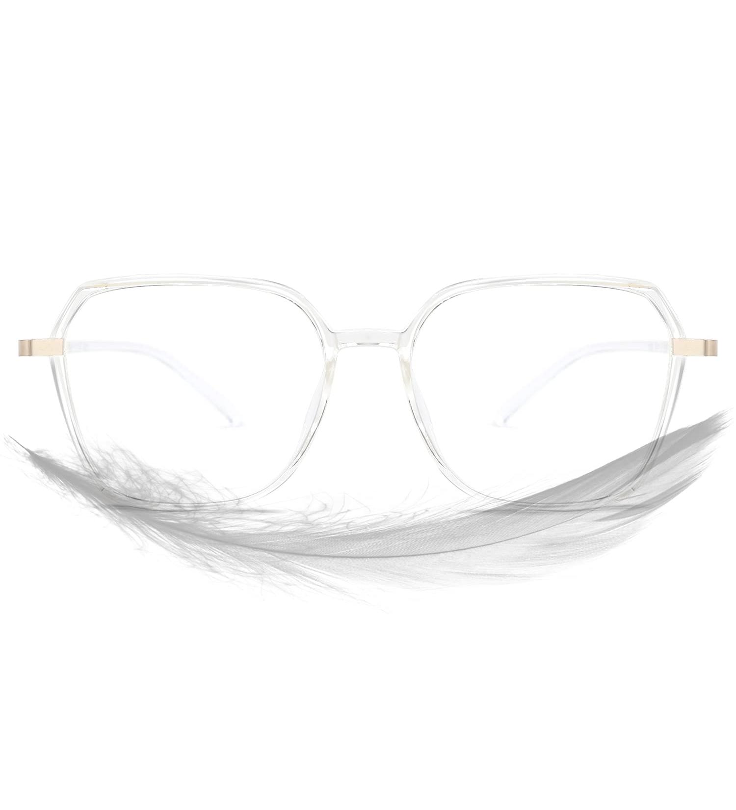ROCKNIGHT Blue Light Blocking Glasses - Transparent Frame for Computer & Phone Use | Reduce Eye Strain & Improve Sleep - Buy Online on GoSupps.com
