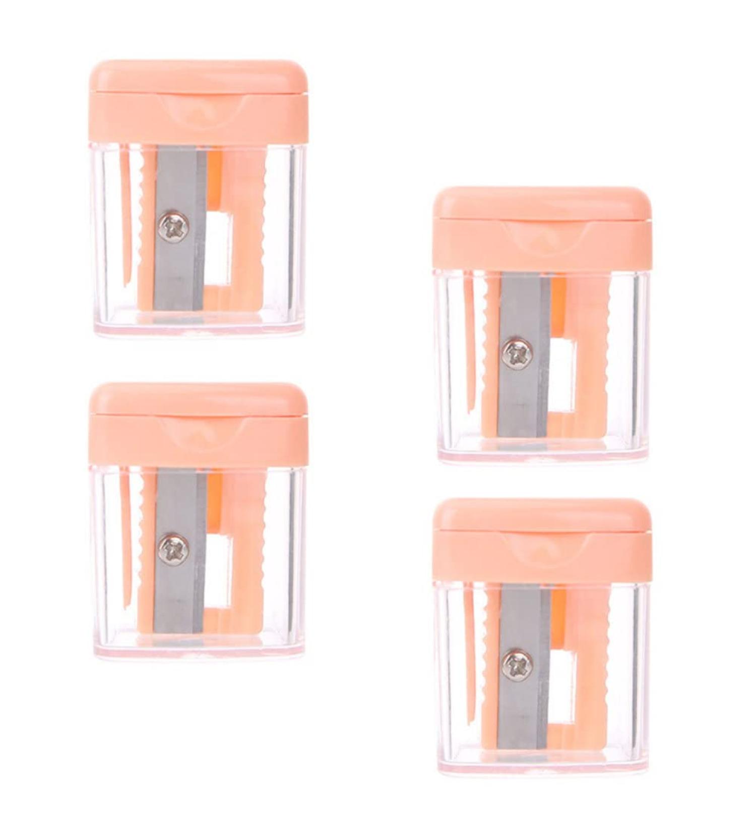 Beaupretty 4pcs Pencil Sharpener Set - Cosmetic Pen Lipstick & Eyeliner Sharpeners for Women | Essential Makeup Tools for Precision - Buy Online on GoSupps.com