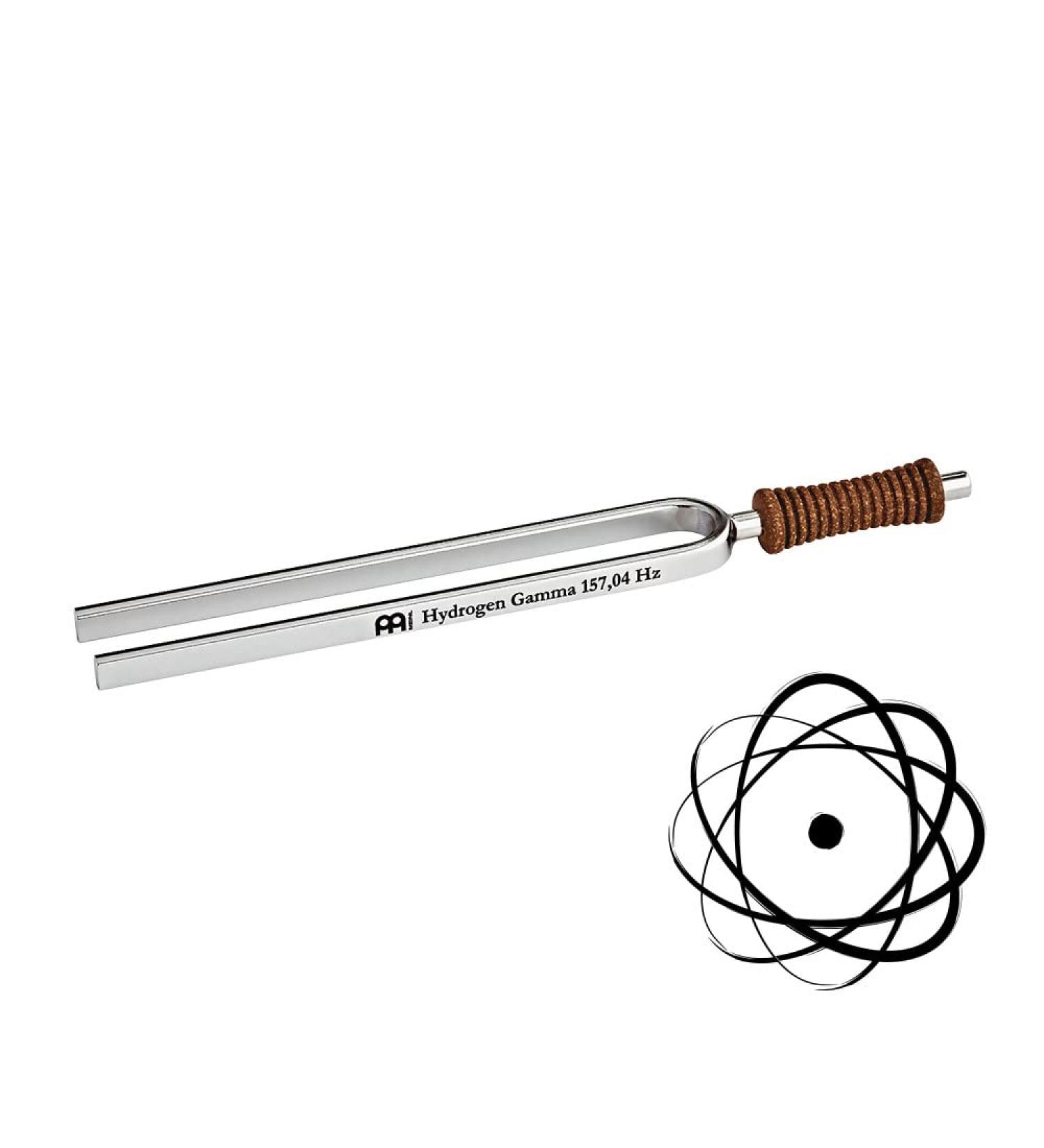 Sonic Energy Planetary Tuning Fork - Hydrogen Gamma (157.04 Hz) for Meditation & Therapy - Premium Nickel-Plated Steel (TF-E-HY) - Buy Online on GoSupps.com