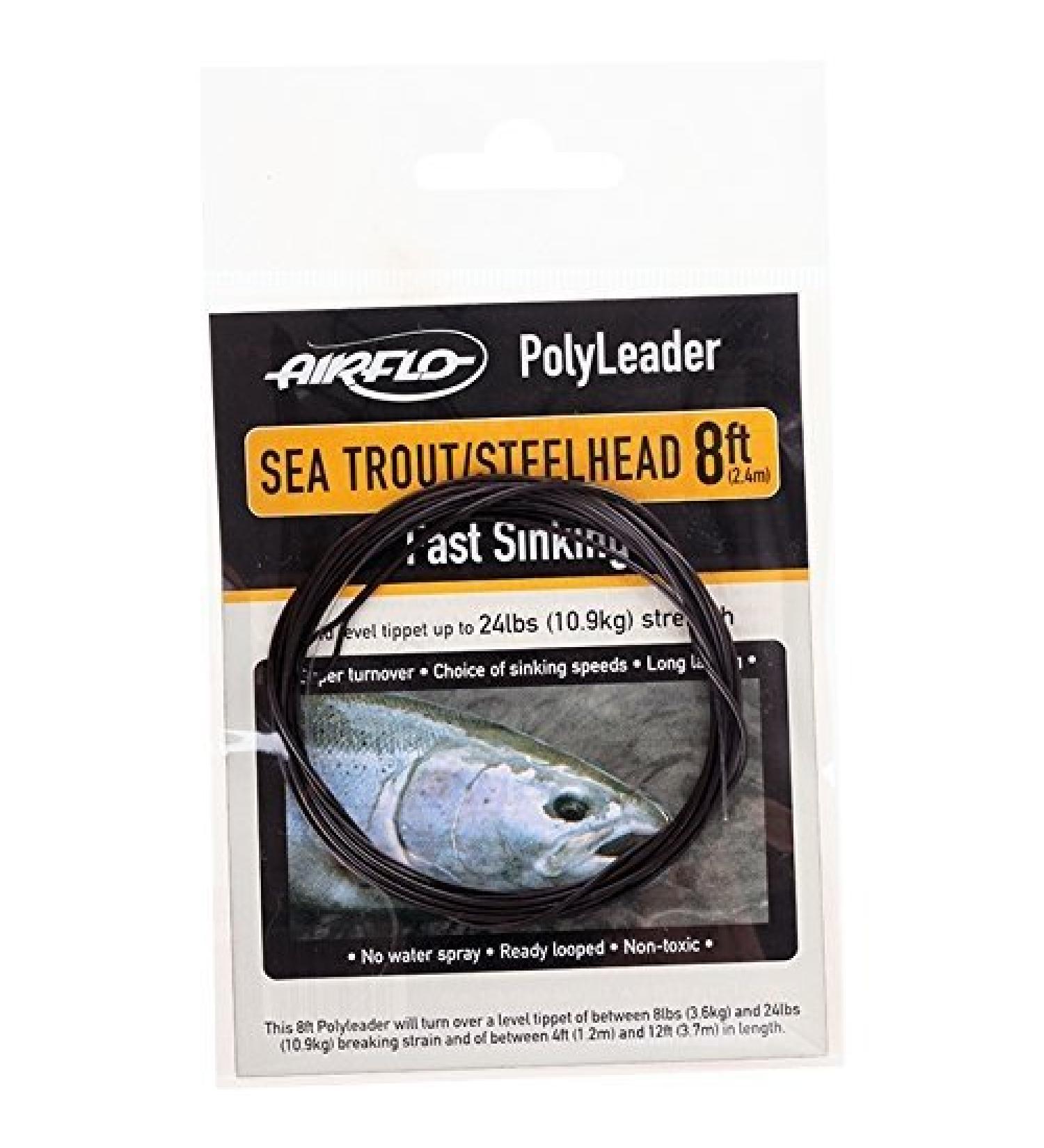 Airflo Fly Lines Polyleader Steelhead/Salmon 8' Fast Sink