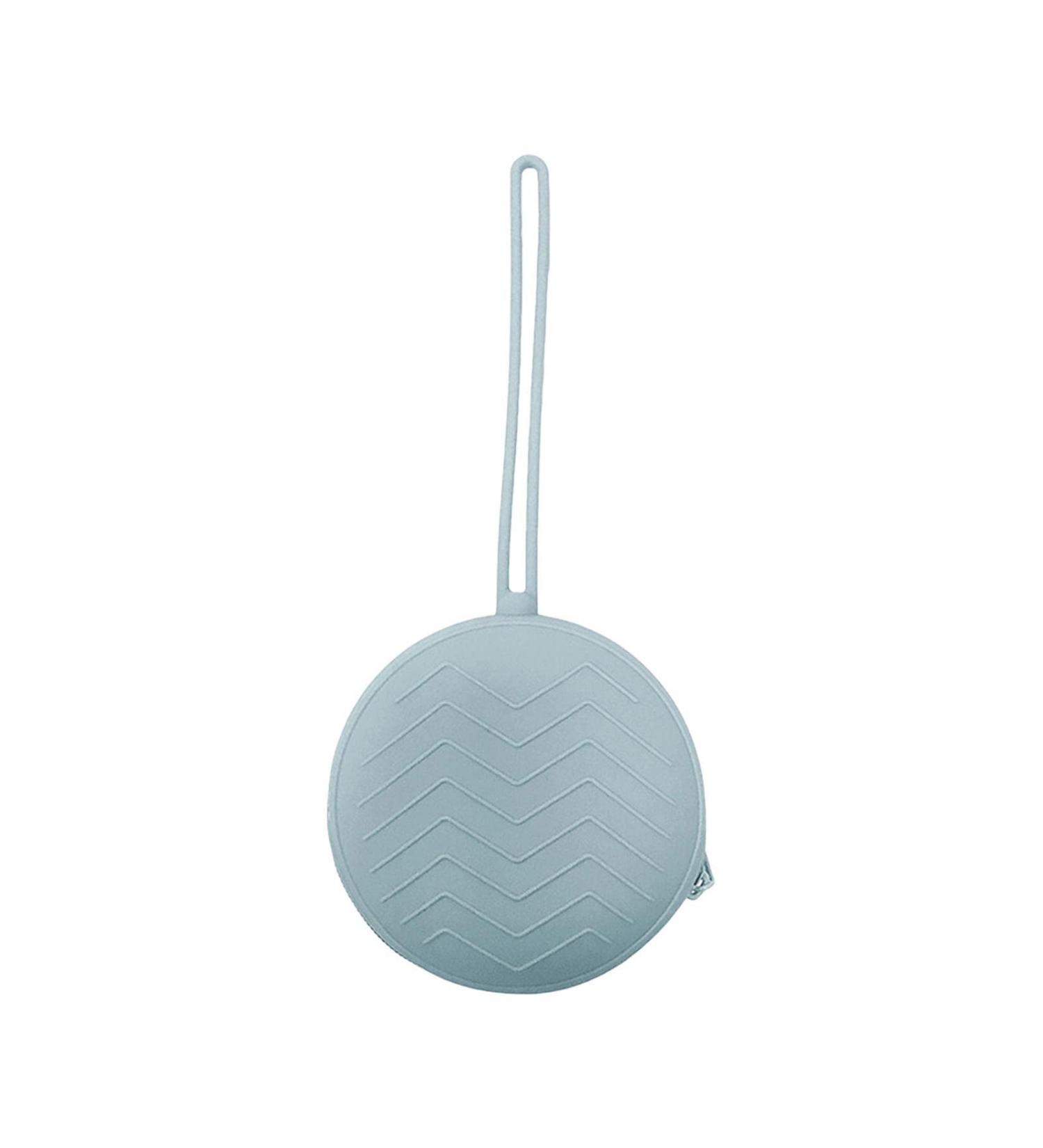 Tacery Pacifier Holder | Multi-Purpose Silicone Container & Storage Bag | Portable Zippered Pacifier Cover for Travel | Blue - Buy Online on GoSupps.com