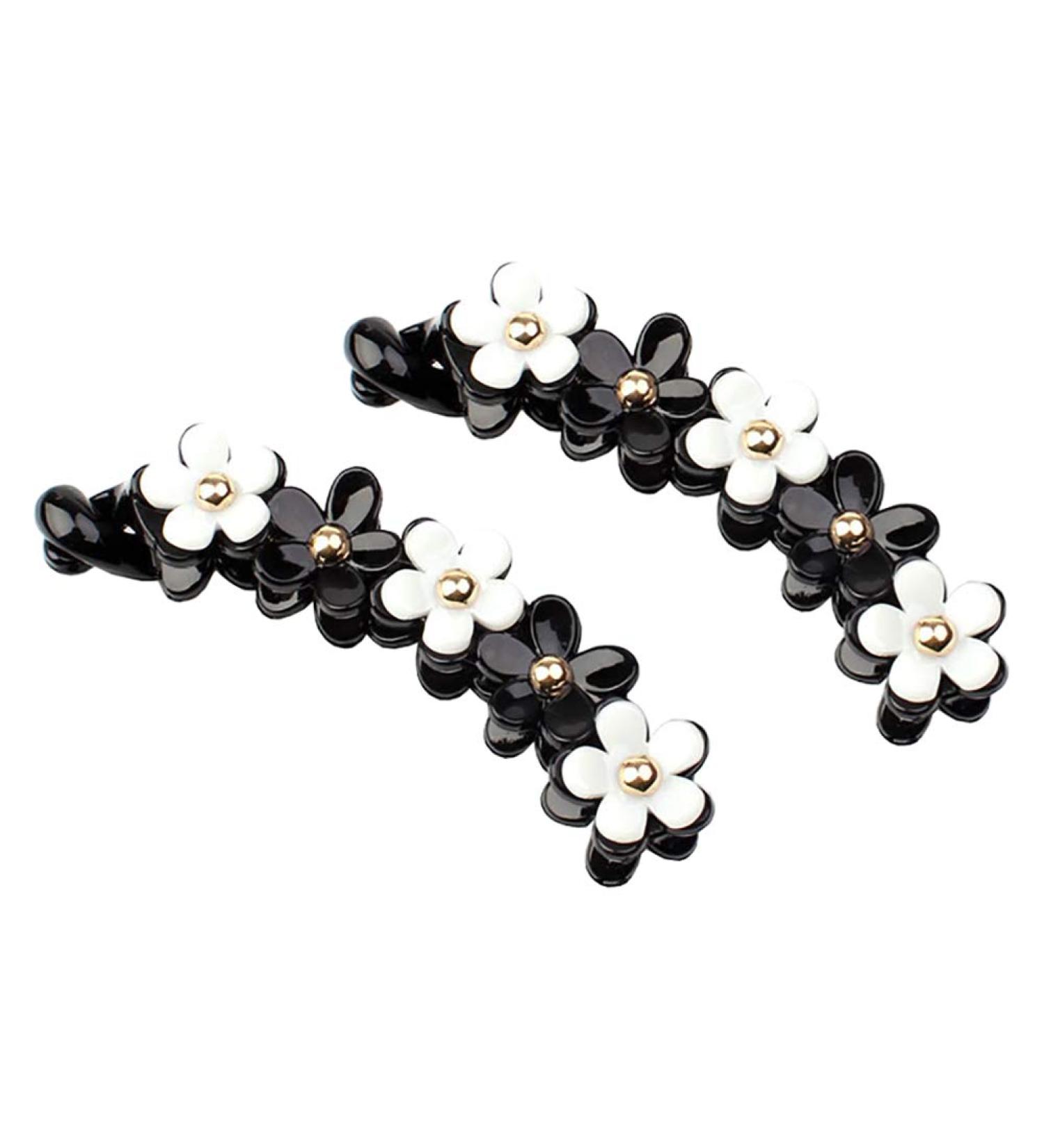 JIHUOO Banana Hair Clips 2 Pack Ponytail Holders for Women | Stylish & Durable Hair Accessories Ideal for All Hair Types - Buy Online on GoSupps.com