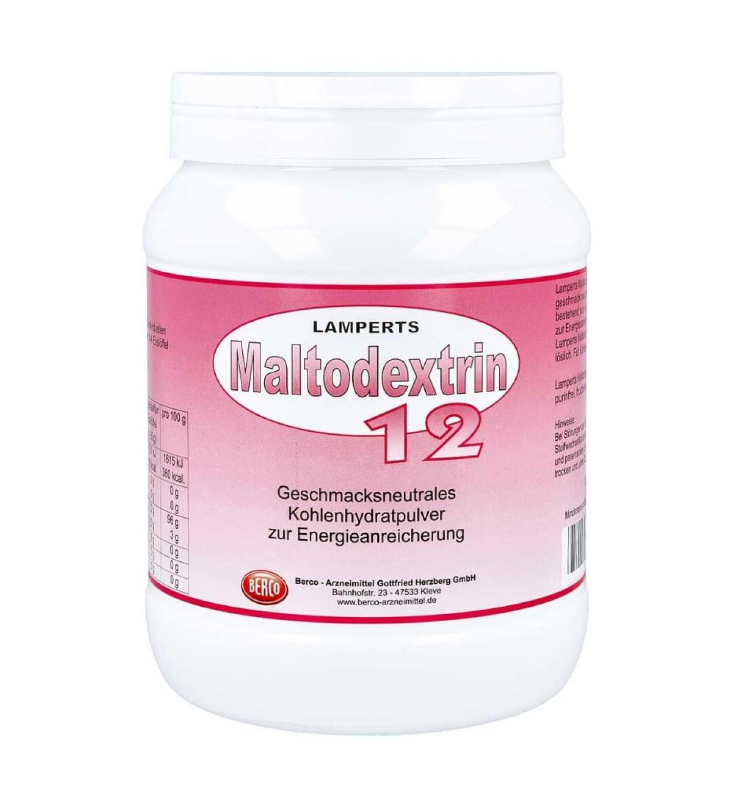 Maltodextrin 12 Lampert's Powder 500g - Premium Quality Fast International Shipping - Buy Online on GoSupps.com