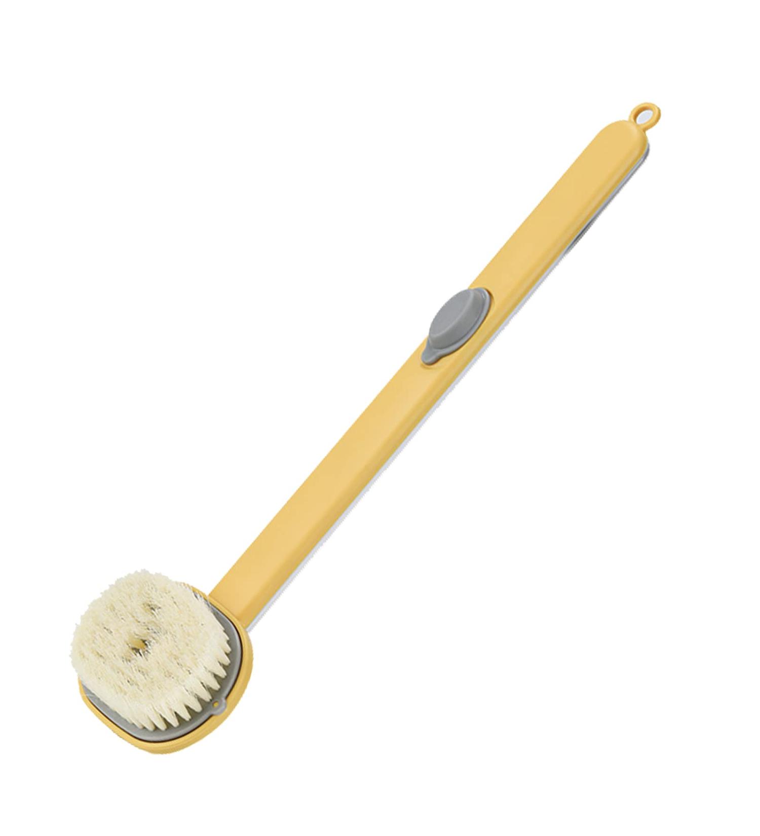 Long Handle Back Brush for Shower | Back Scrubber for Elderly, Disabled, Pregnant Women - Exfoliation & Skin Health - Buy Online on GoSupps.com