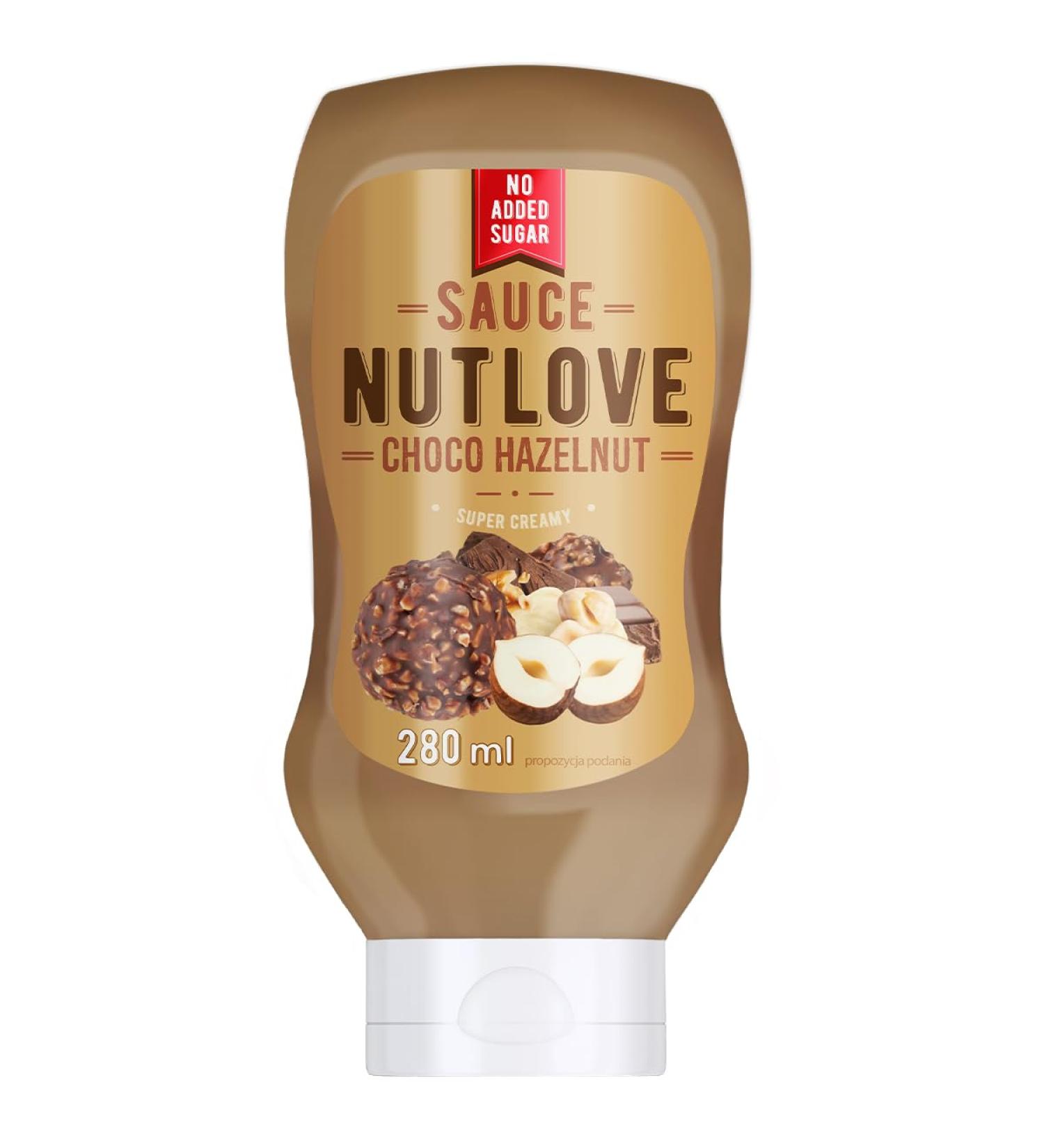  ALLNUTRITION Allnutrition Nutlove Hazelnut Chocolate Sauce 280G - Buy Online on GoSupps.com