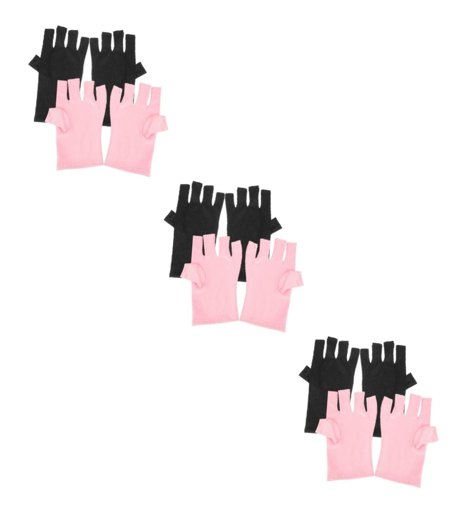 minkissy 6 Pairs Nail Gloves Polyester Dedicated Manicure Tools - Buy Online on GoSupps.com