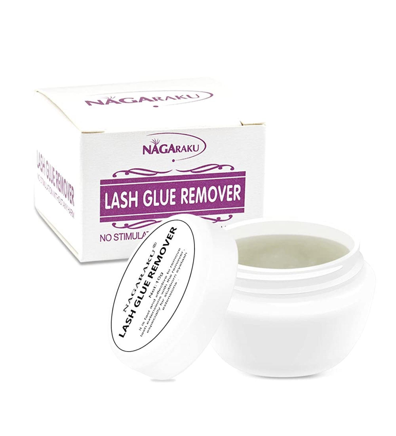 Nagaraku Eyelash Extension Adhesive Removal Cream Paste - 10g Mild Gel for Fast Action Glue Removal | Professional Salon Eyelash Accessories - Buy Online on GoSupps.com