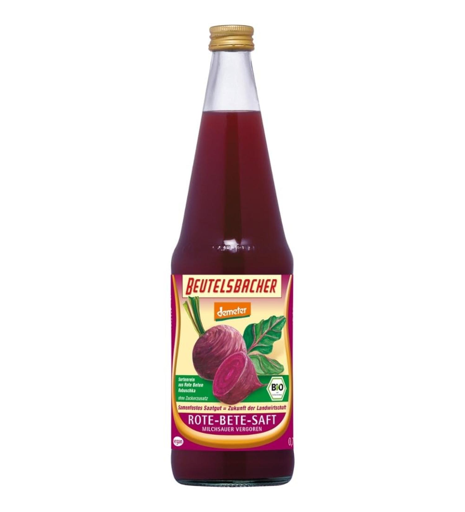 Beutelsbacher organic demeter beetroot juice lactic acid fermented (1 x 0.70 l) 700 ml (1 pack)