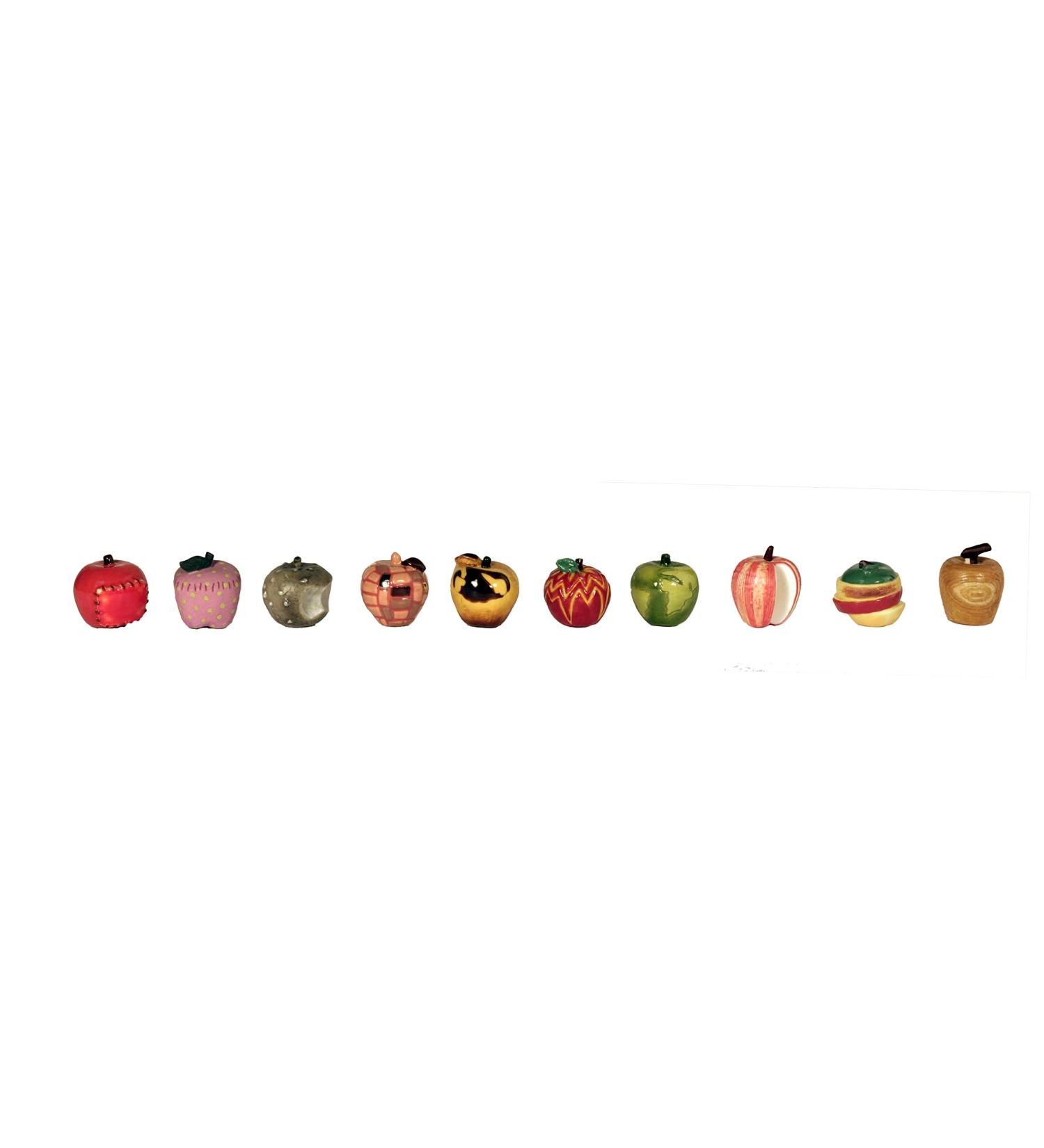 Alcara FaisTonGateau-beans theme Apples in Shape-Beans Collection for Cookie of Kings Epiphany-10 Multicolored Beans