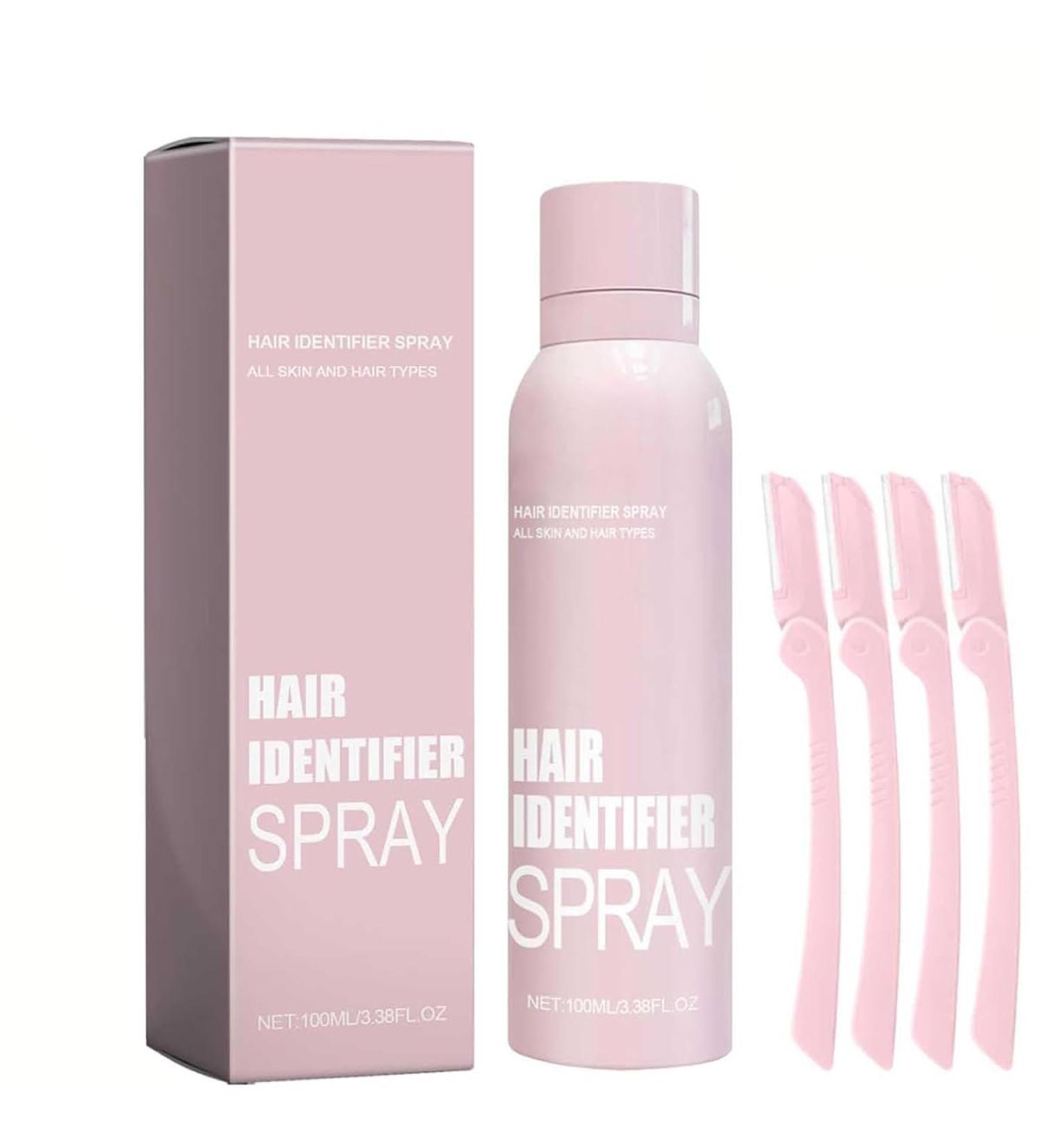 Hair Identifier Spray for Face Shaving Face Hair Identifier Spray Care Dermaplaner Spray Dermaplaning Spray to Show Facial Hair-Facial Hair Identifier Spray for Dermaplaning (1) - Buy Online on GoSupps.com