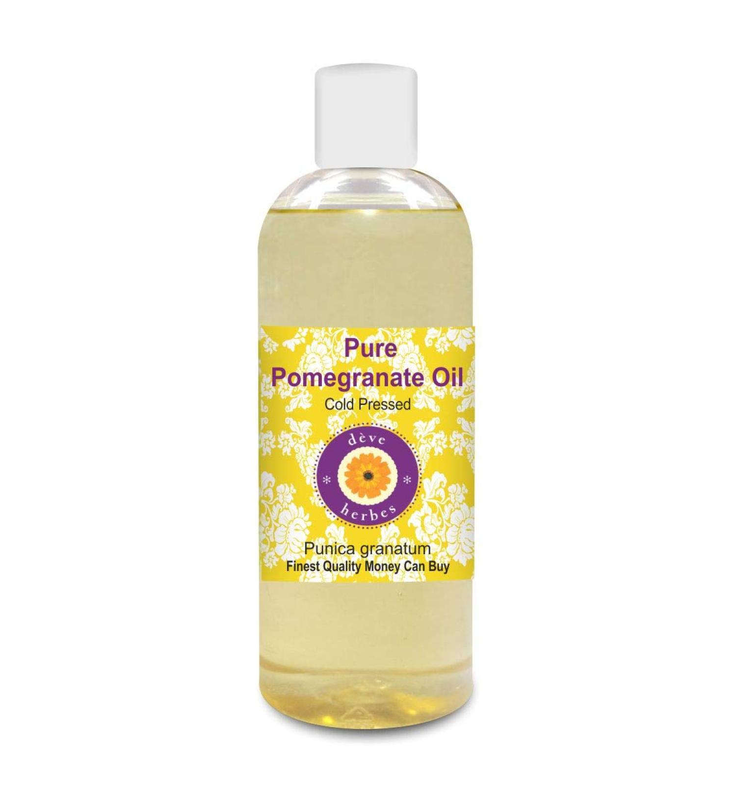 Deve Herbes Pure Pomegranate Oil 200ml - Natural Therapeutic Grade Cold Pressed - International Shipping - Buy Online on GoSupps.com