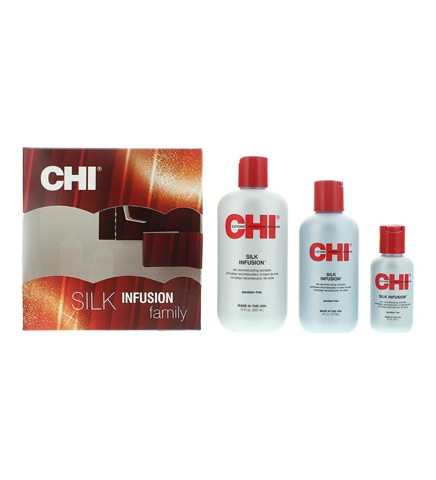 CHI Silk Infusion 3-Pack Hair Cream - 20 Fl Oz (x3) - Buy Online on GoSupps.com