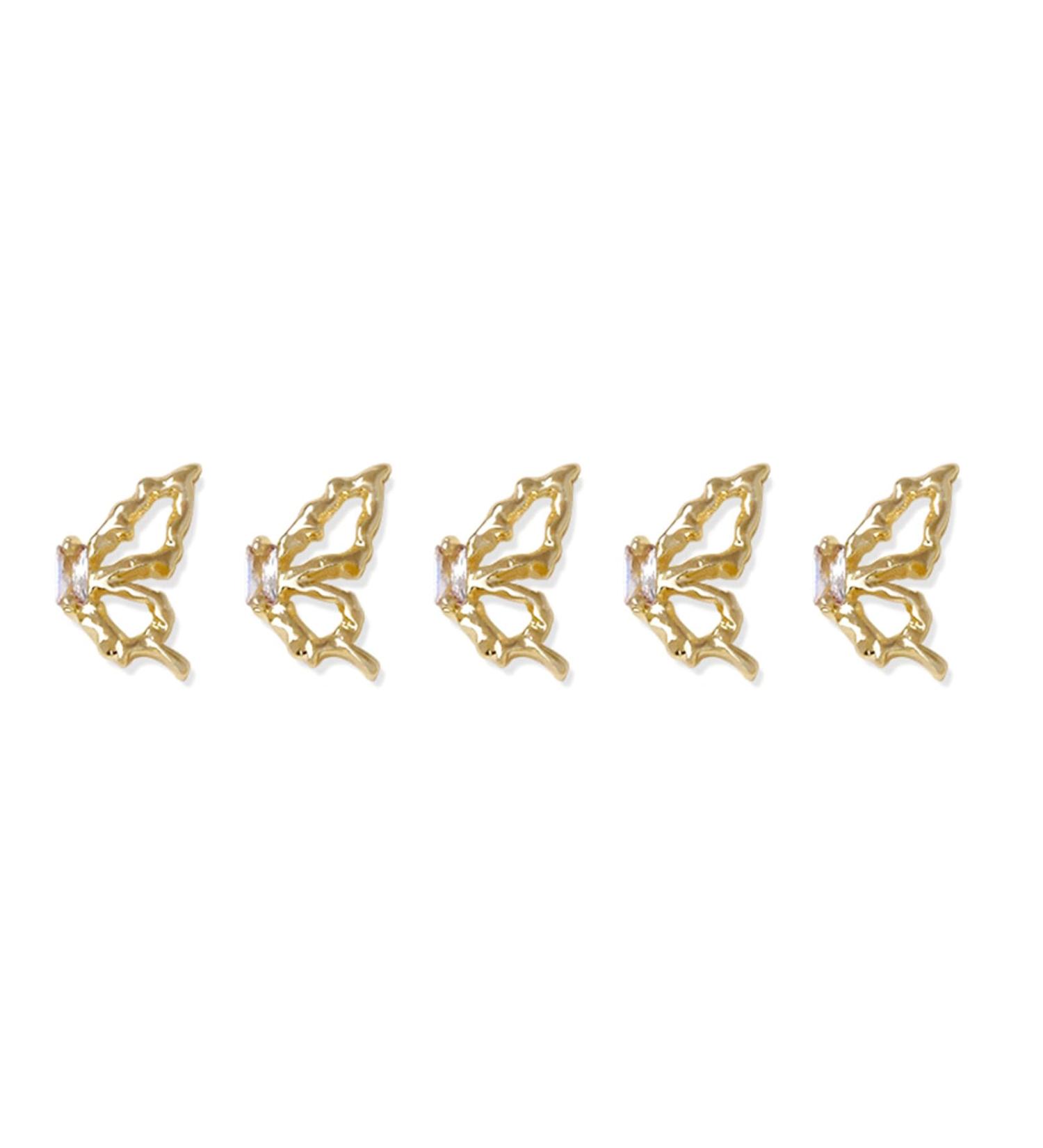 FEIlei 5Pcs Zircon Nail Art Rhinestones Crystal Gems for Nail Decor Rings Earrings DIY - Buy Online on GoSupps.com