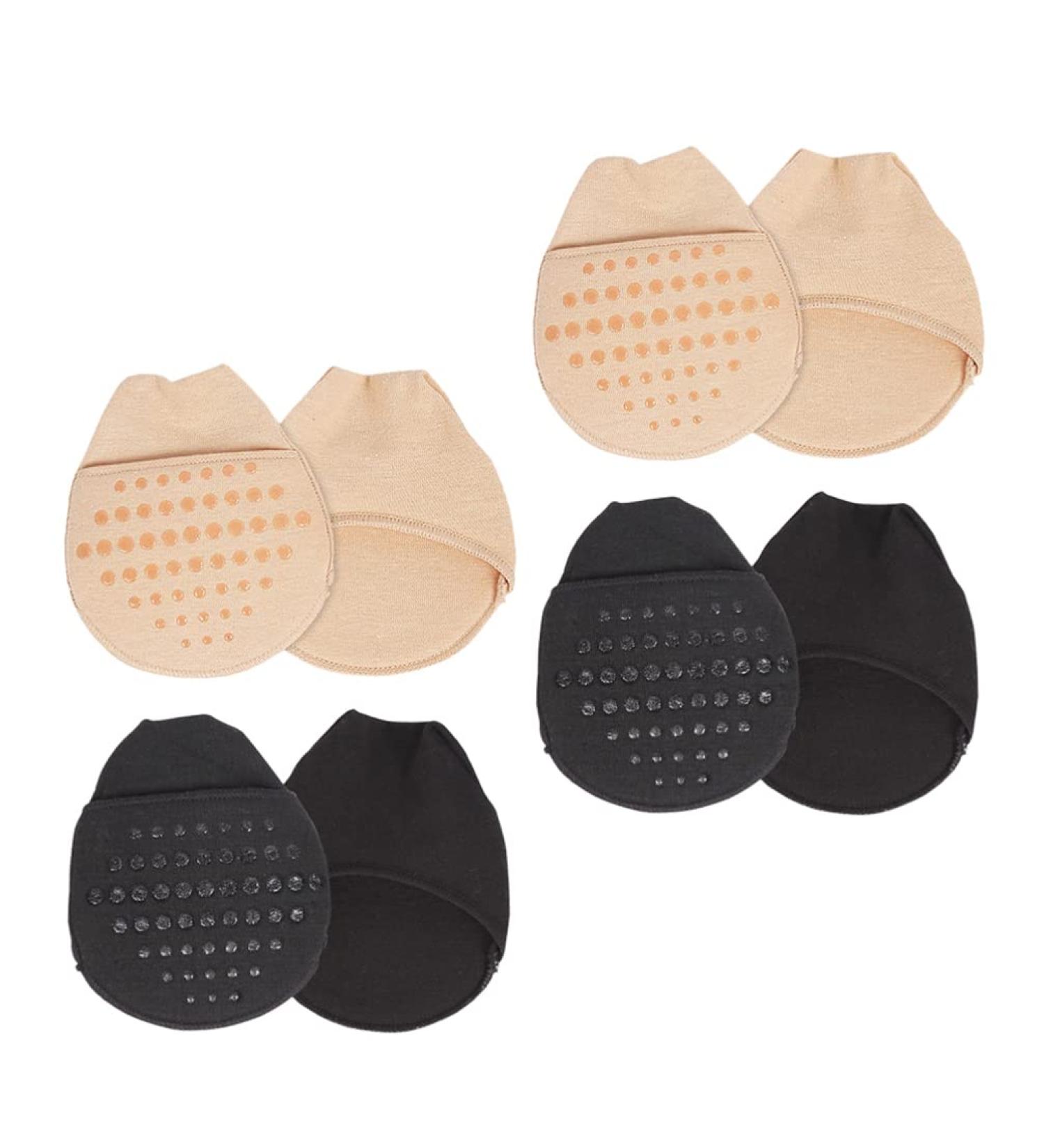 Invisible Forefoot Socks for Women - 4 Pairs High Heel Cushions & Insoles - Dressy Foot Pads for Comfortable High Heels - Buy Online on GoSupps.com