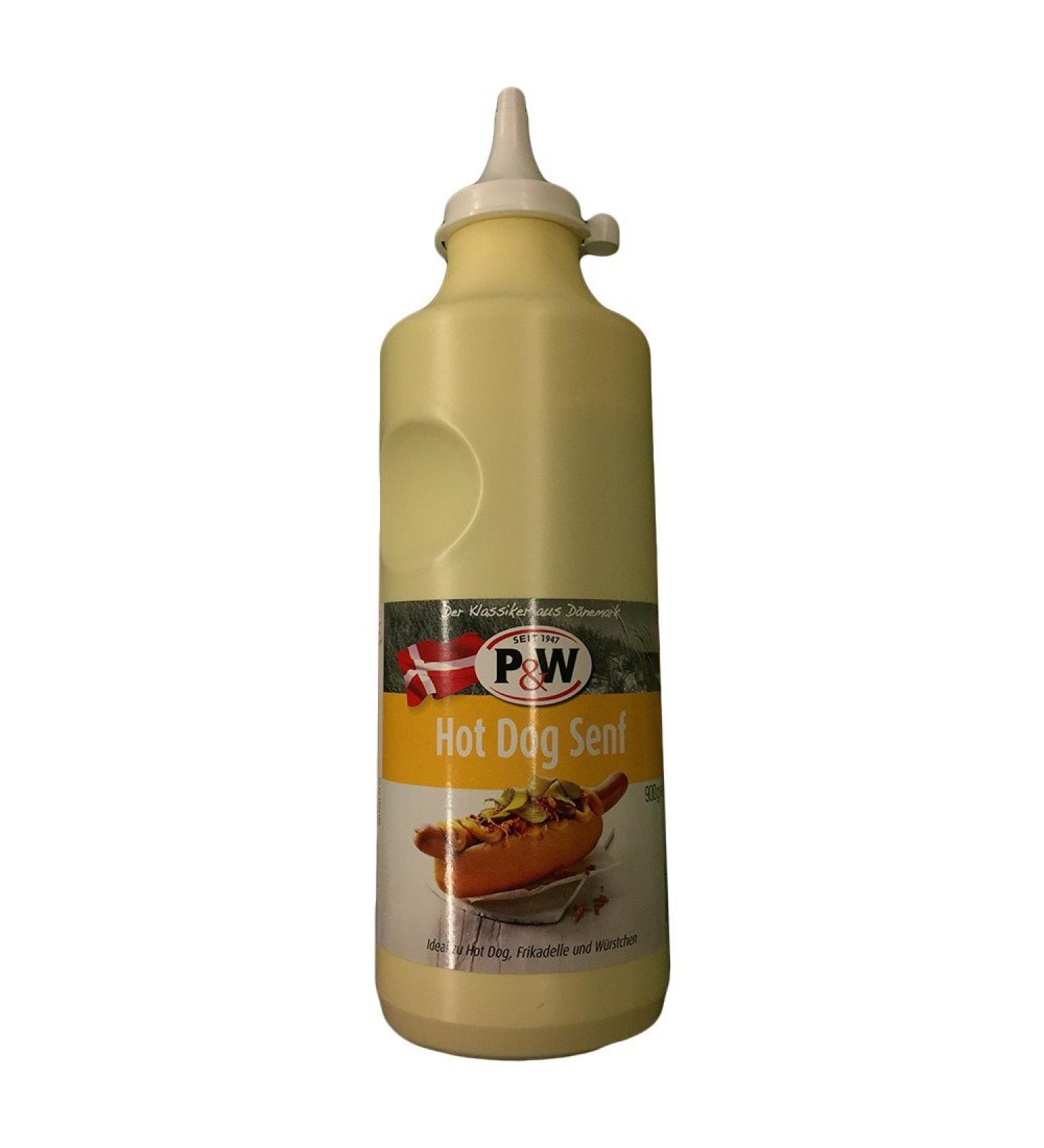 P&W Senfdressing Squeeze Bottle 900g