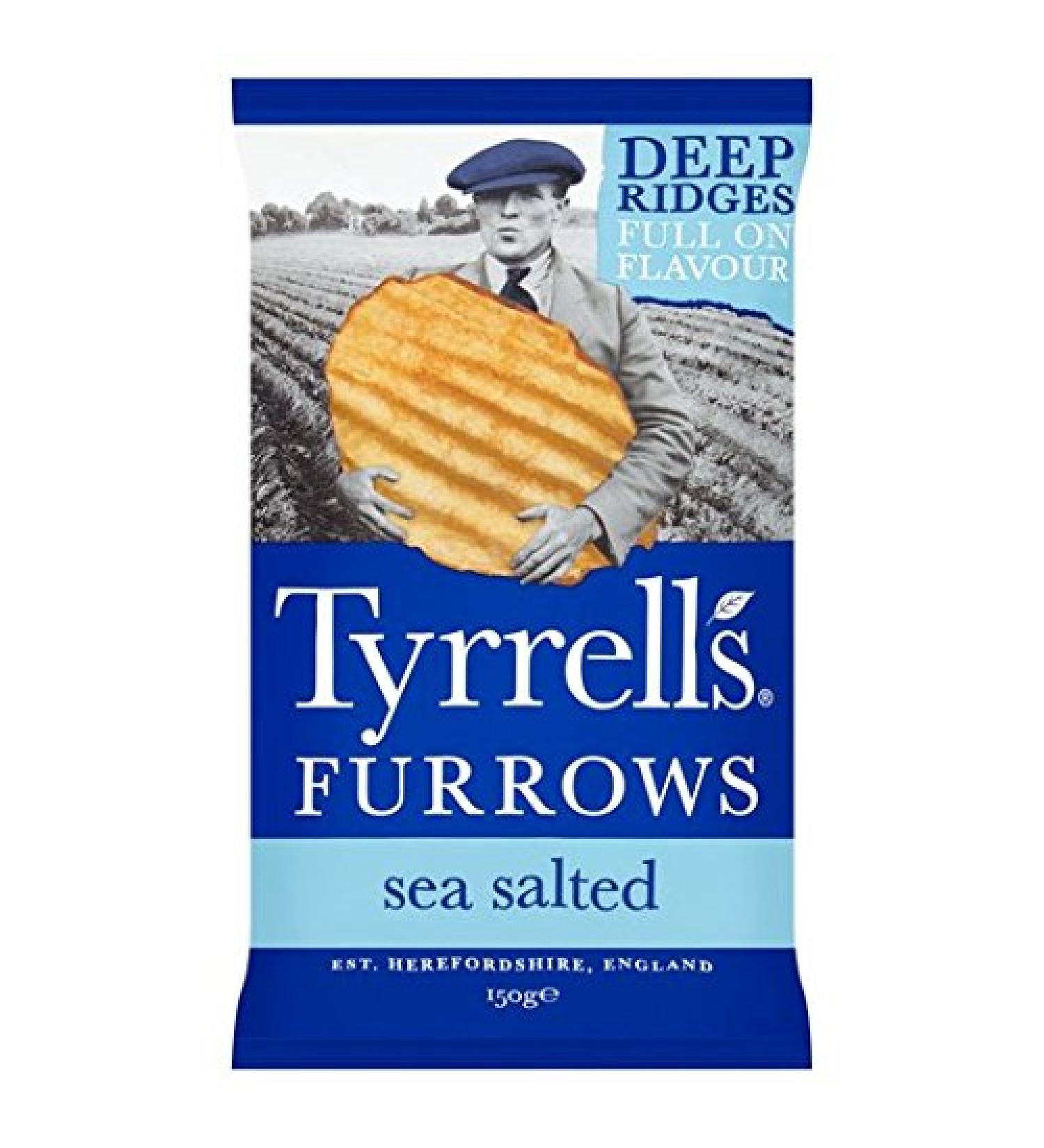 Tyrrells Tyrrells Sea Salted Furrows 150g