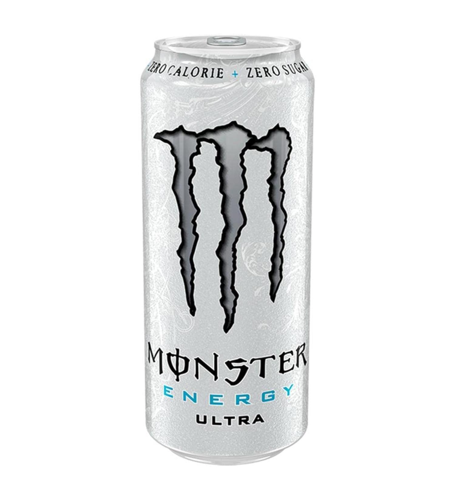 Buy Monster Energy Ultra White - Sugar-Free Caffeine Drink (24 x 500 ml) | Zero Calories Light Citrus Flavor - Fast International Shipping - Buy Online on GoSupps.com