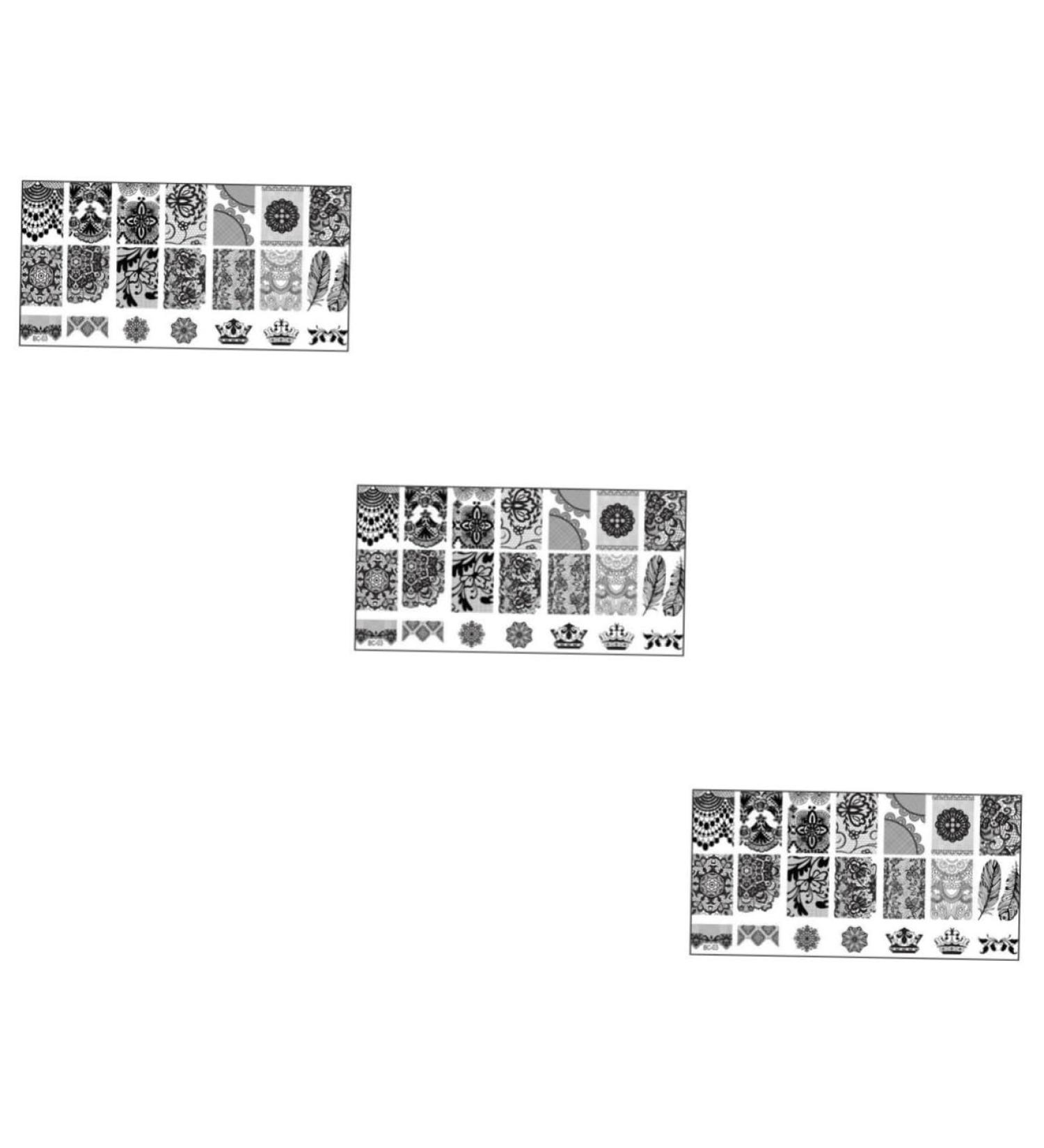 Beaupretty Nail Stamping Plates Tools nail art tool decorating tools nails tools manicure tools nail tools for nail art para u as nail polish tools Nail Stamping s peg board steel Nails - Buy Online on GoSupps.com