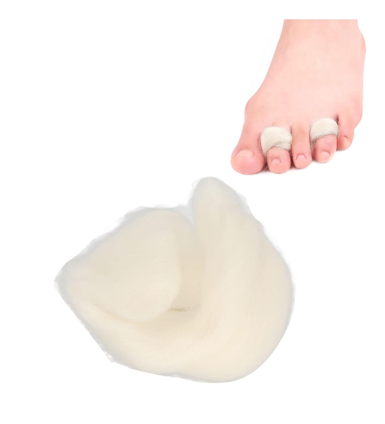 Wool Toe Separator Cushion: Reduce Friction, Correct Toe Alignment, Sweat Absorbing and Breathable - Buy Online on GoSupps.com