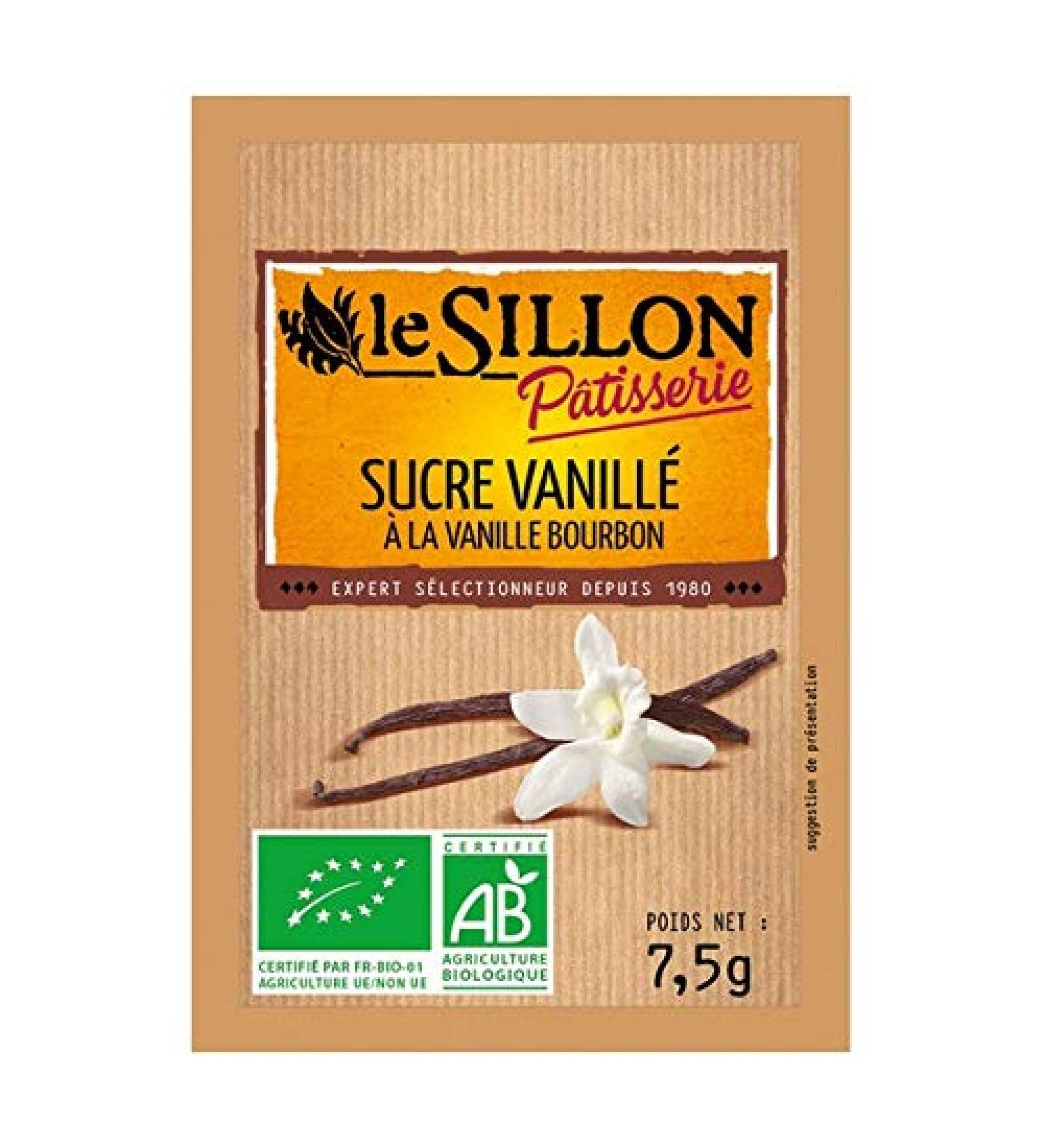 SILLON - VANILLA SUGAR 8 SACHETS X7.5G - Buy Online on GoSupps.com