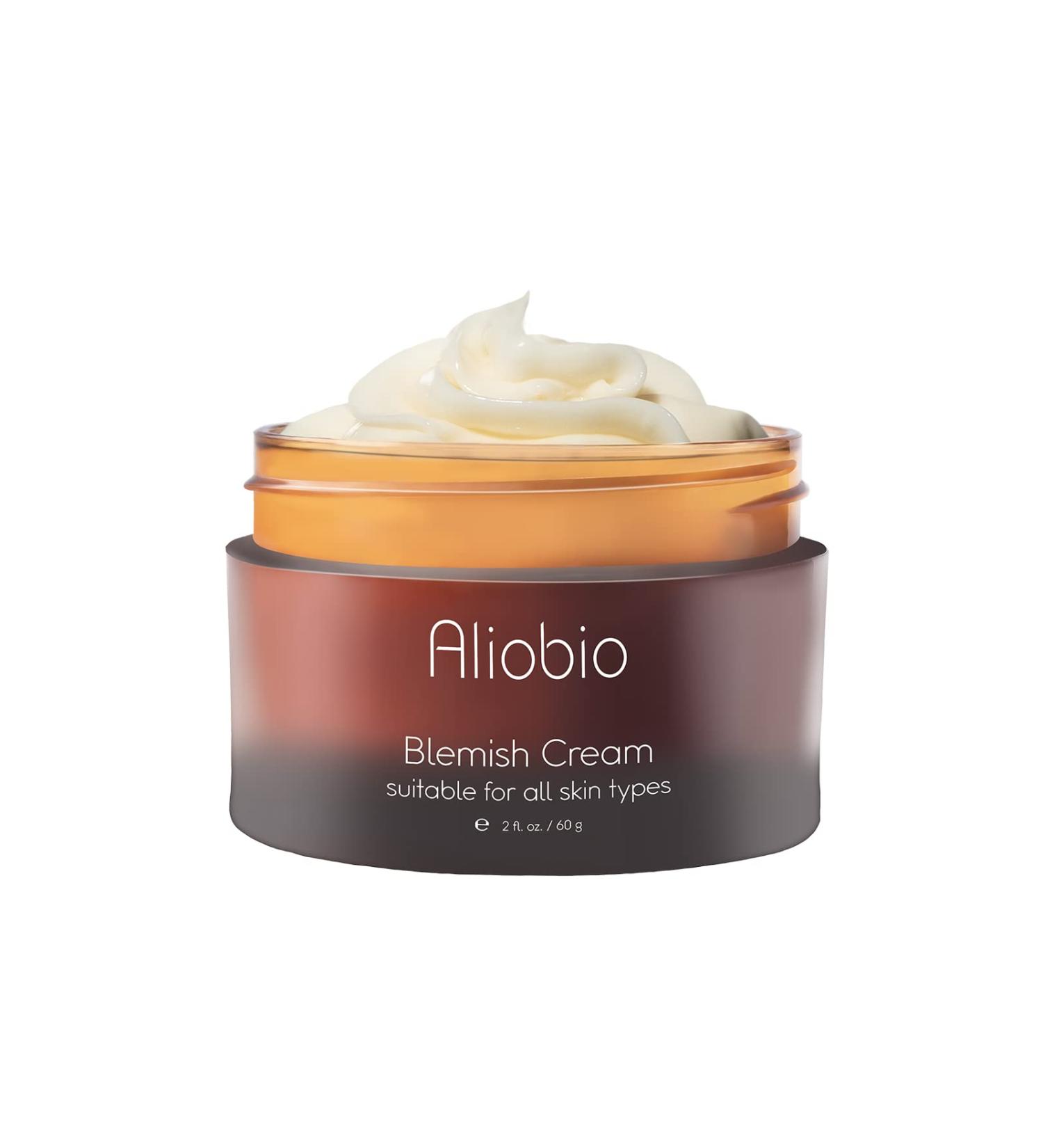 Acne Spot Treatment Cream Aliobio for Acne Scar Pimple Cream for Face & Back Acne Anti-Blemish Care 60g yellow - Buy Online on GoSupps.com