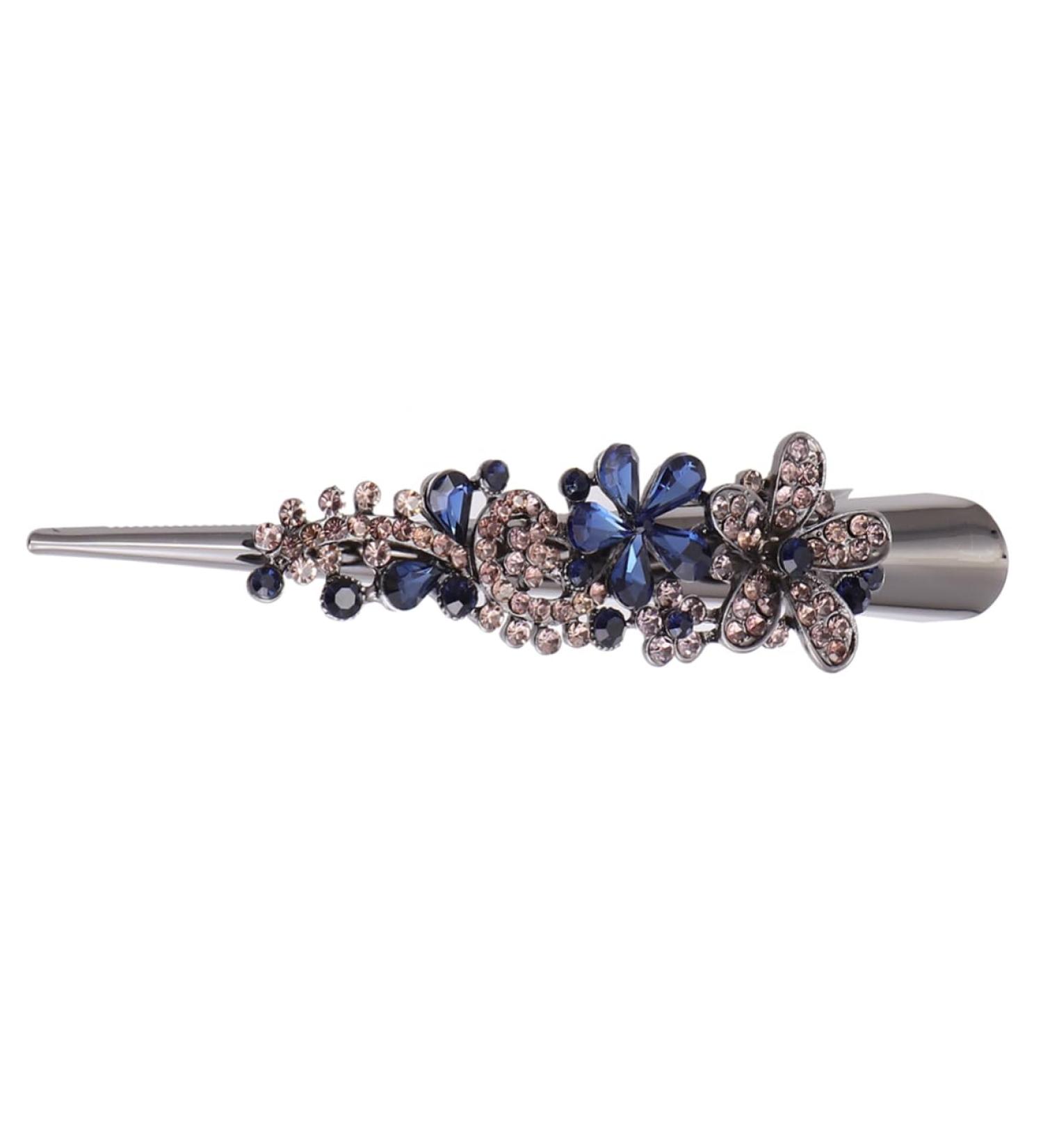 Angoily 1Pc hair diamond vintage hair accessories decorate modeling mosaic bobby pin women hair clips flower clip women hair Barrette the flowers French hairpin Metal alligator clip - Buy Online on GoSupps.com