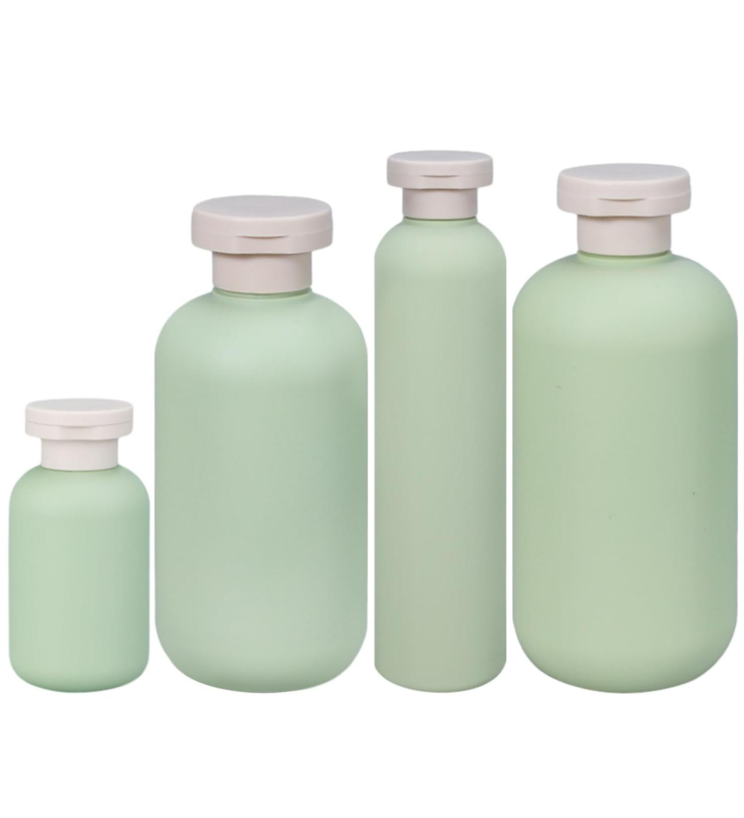 4 Pack Refillable Travel Bottles Set - 100ml/200ml/260ml/300ml Squeeze Containers for Easy Packing - Ideal for International Travel - Buy Online on GoSupps.com