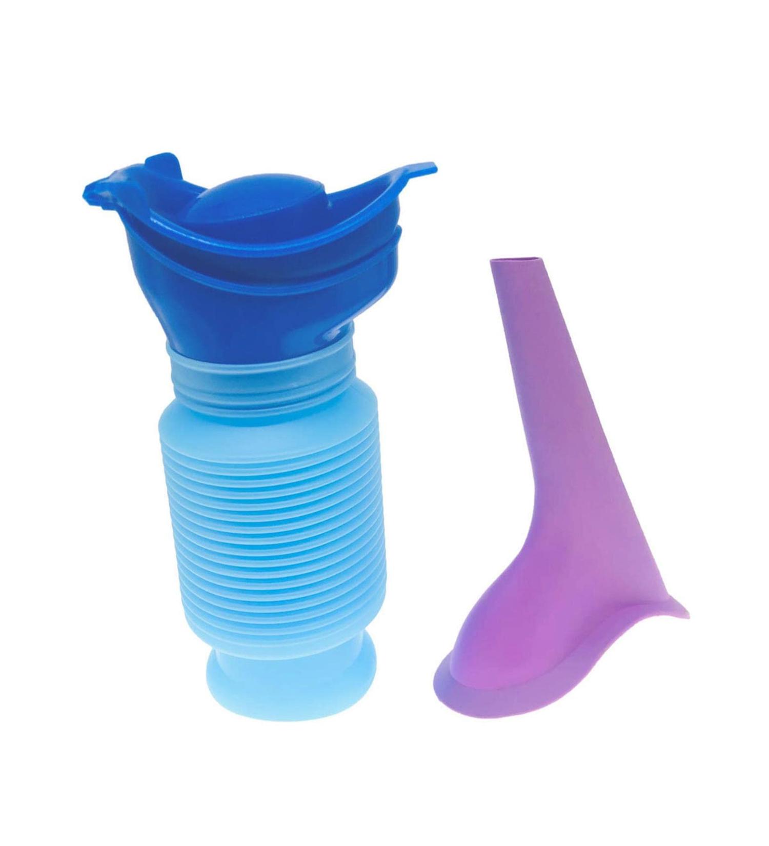 Adult Emergency Urinal Bottle Large Capacity Portable Travel Urine Cup Stretchable Mobile Toilet for Camping Car Travel - Buy Online on GoSupps.com