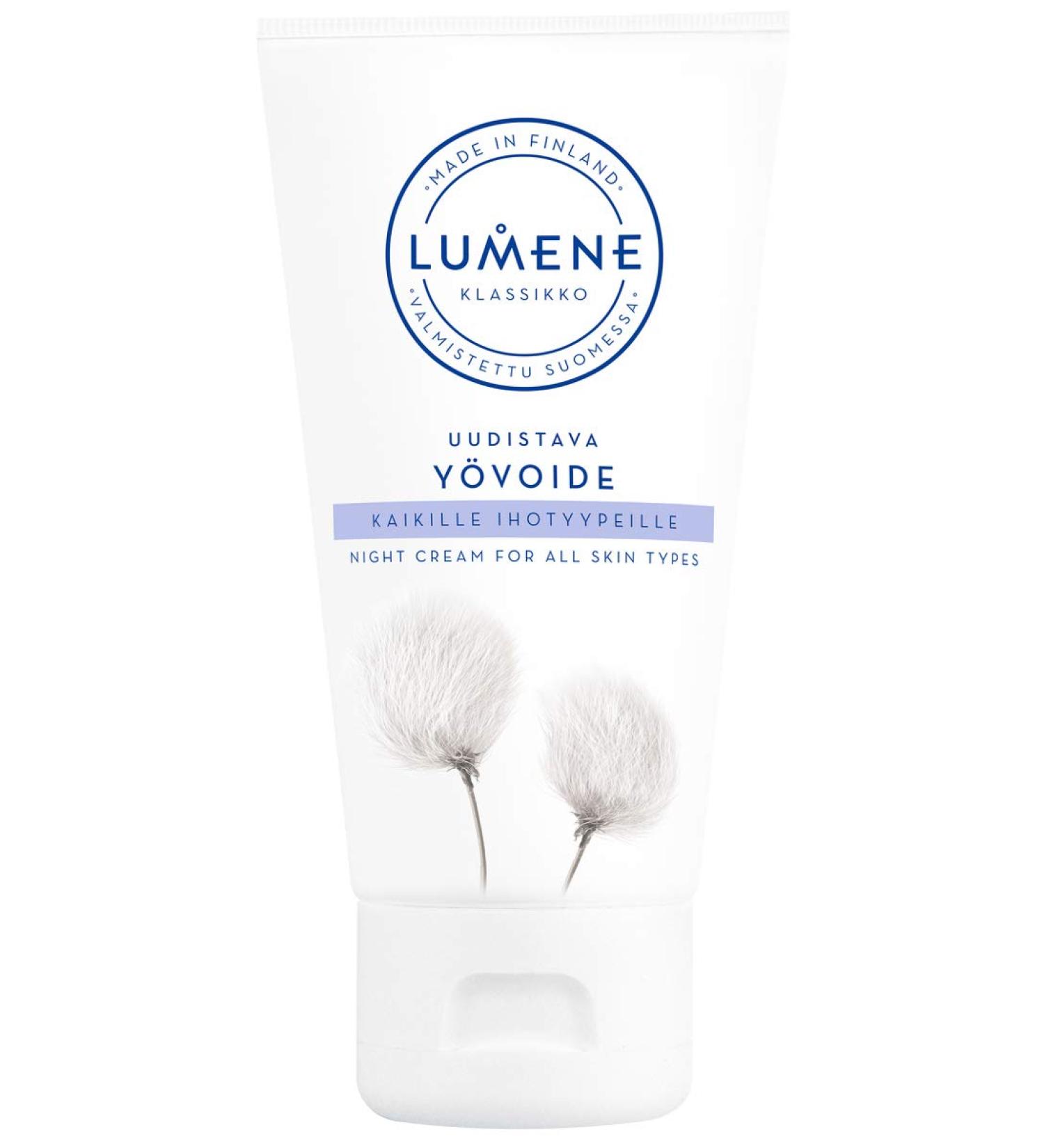 Lumene Klassikko CLASSICS Restoring Night Cream for all Skin Types 50 ml / 1.7 Fl.Oz.