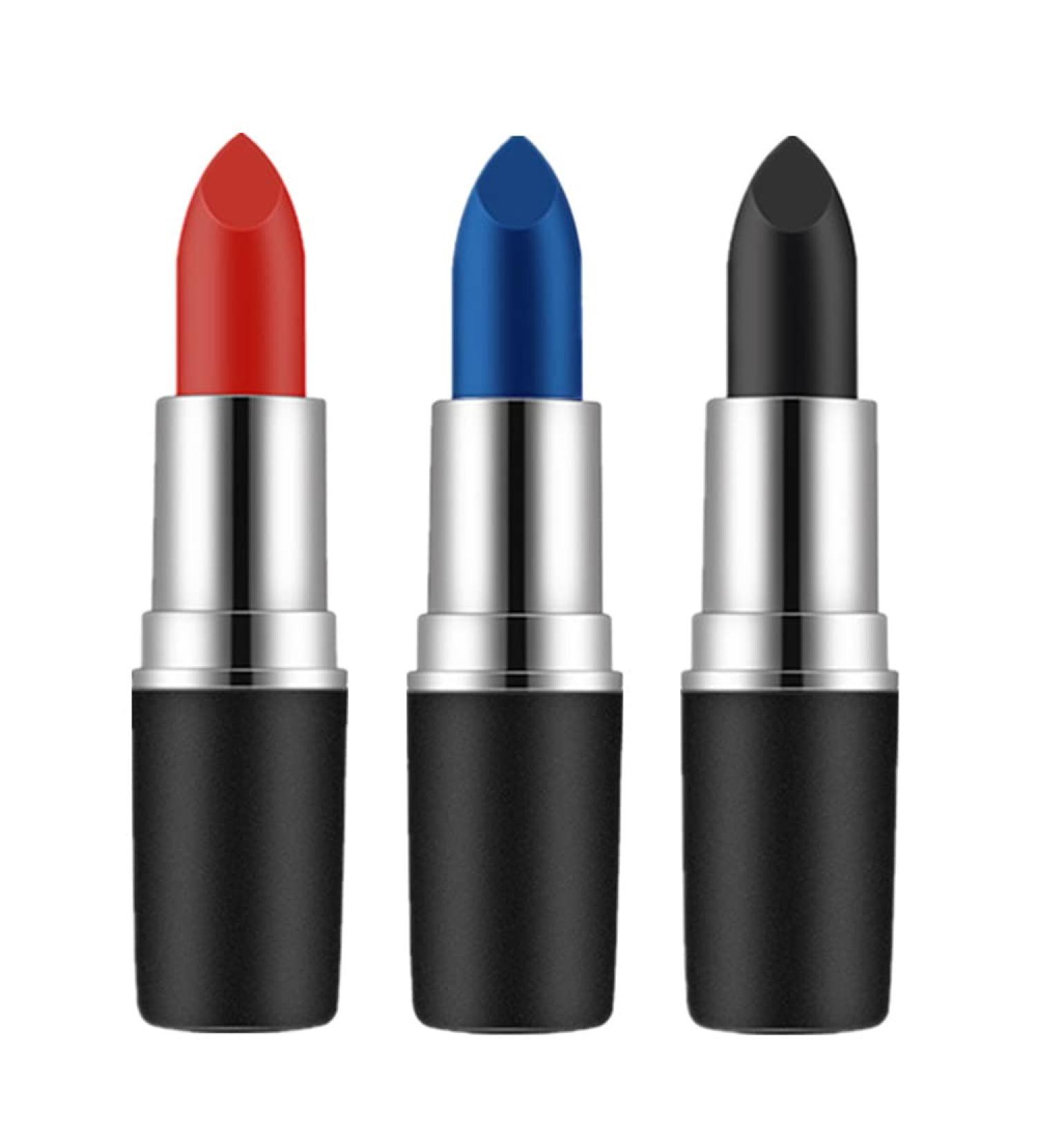 Mysense Face Paint Kit - Eye Black Sticks - Cream Body Paint Sticks for Halloween Costume - SFX Harley Quinn - Set of 3 (Red, Blue, Black) - Buy Online on GoSupps.com