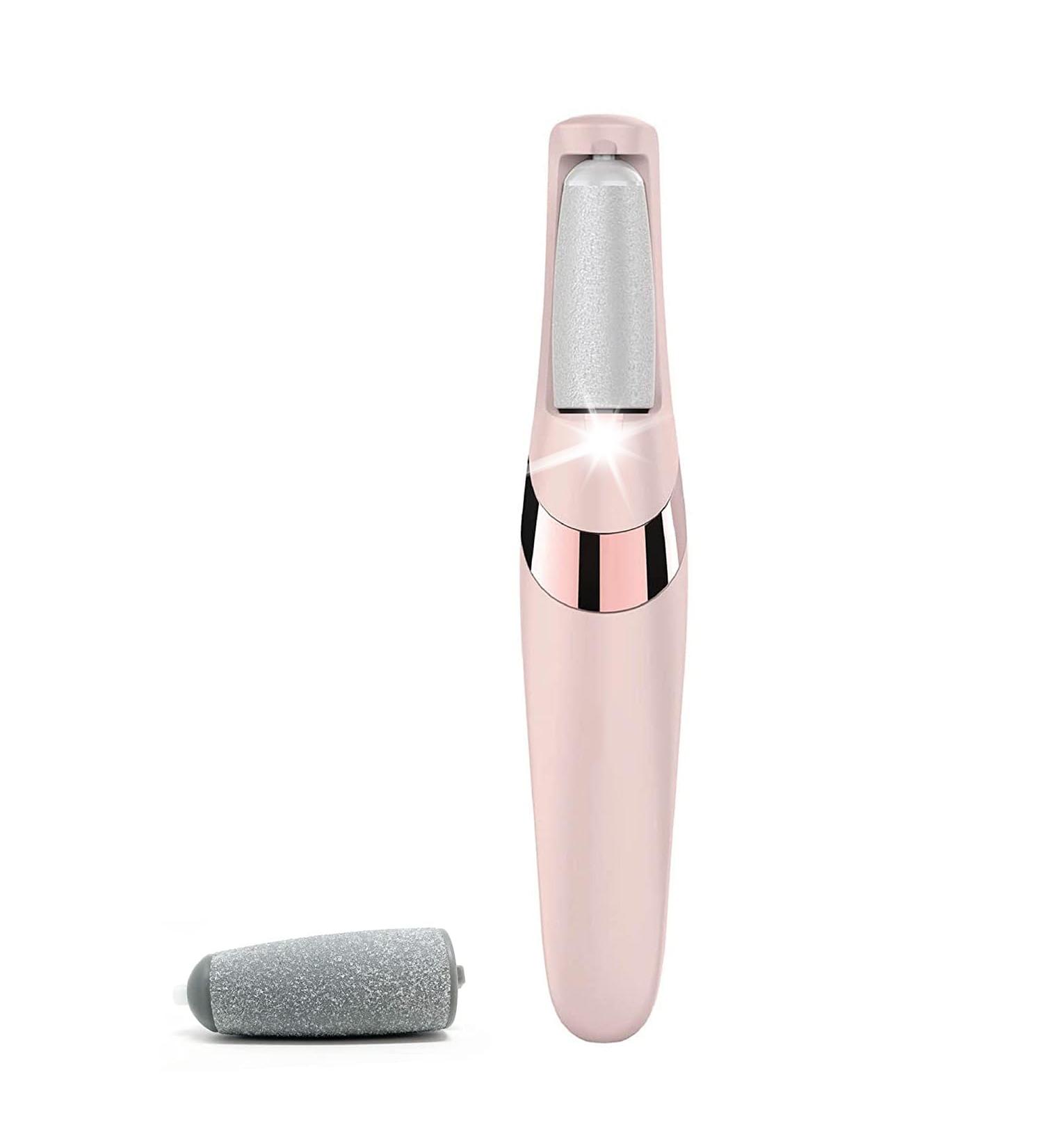 Electric Foot File Electric Foot Callus Remover USB Rechargeable Waterproof Hard Skin Remover Foot with 2 Rollers 2 Speed LED Light Professional Pedicure Tool for feet Cracked Heels Pink - Buy Online on GoSupps.com