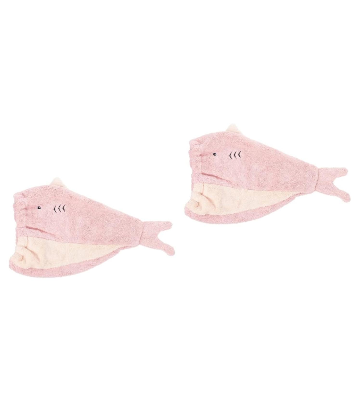 POPETPOP 2pcs Dry Hair Cap Shower Cap Coral Fleece Scarf Child Girl - Buy Online on GoSupps.com
