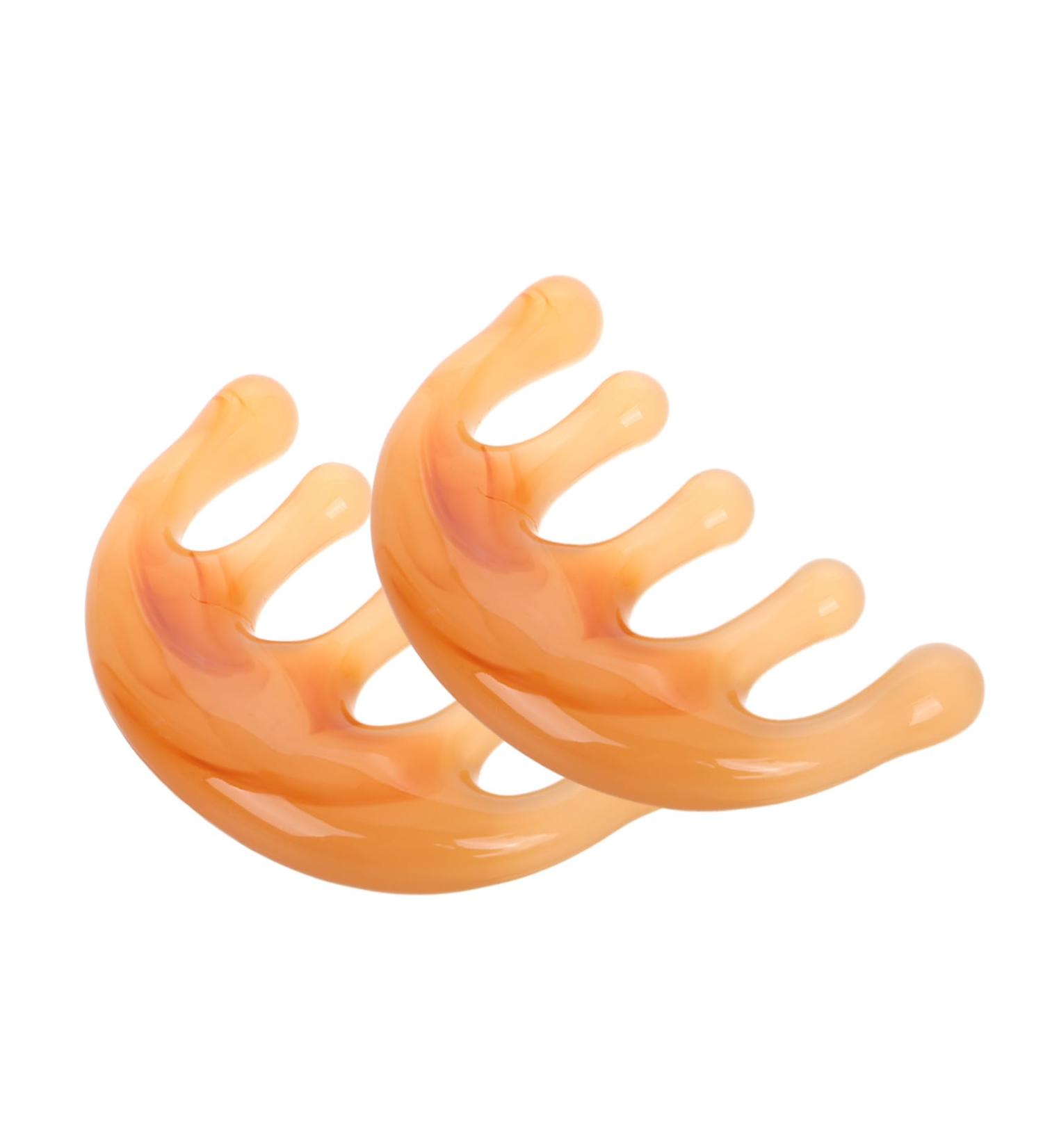 VALICLUD 2 Pi ces Peigne M ridien Outil De Massage De La T te Outils De Massage Du Visage Gratte-t te Peigne Grattoir Cuir Chevelu Masseur De Cheveux R sine Coffee Caf  - Buy Online on GoSupps.com