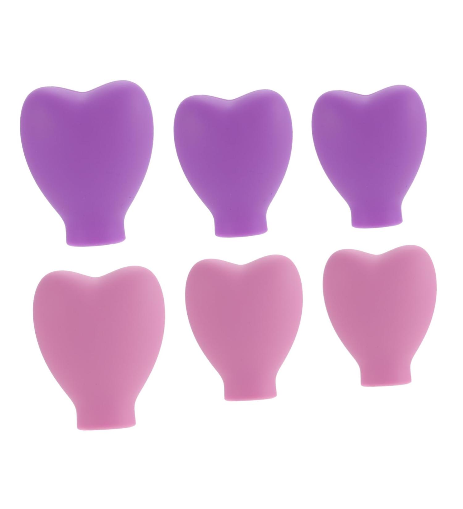 6-Piece Makeup Brush Dust Cover Set | Silicone Cosmetic Brush Holders & Lipstick Protection | Travel-Friendly Beauty Accessories - Buy Online on GoSupps.com