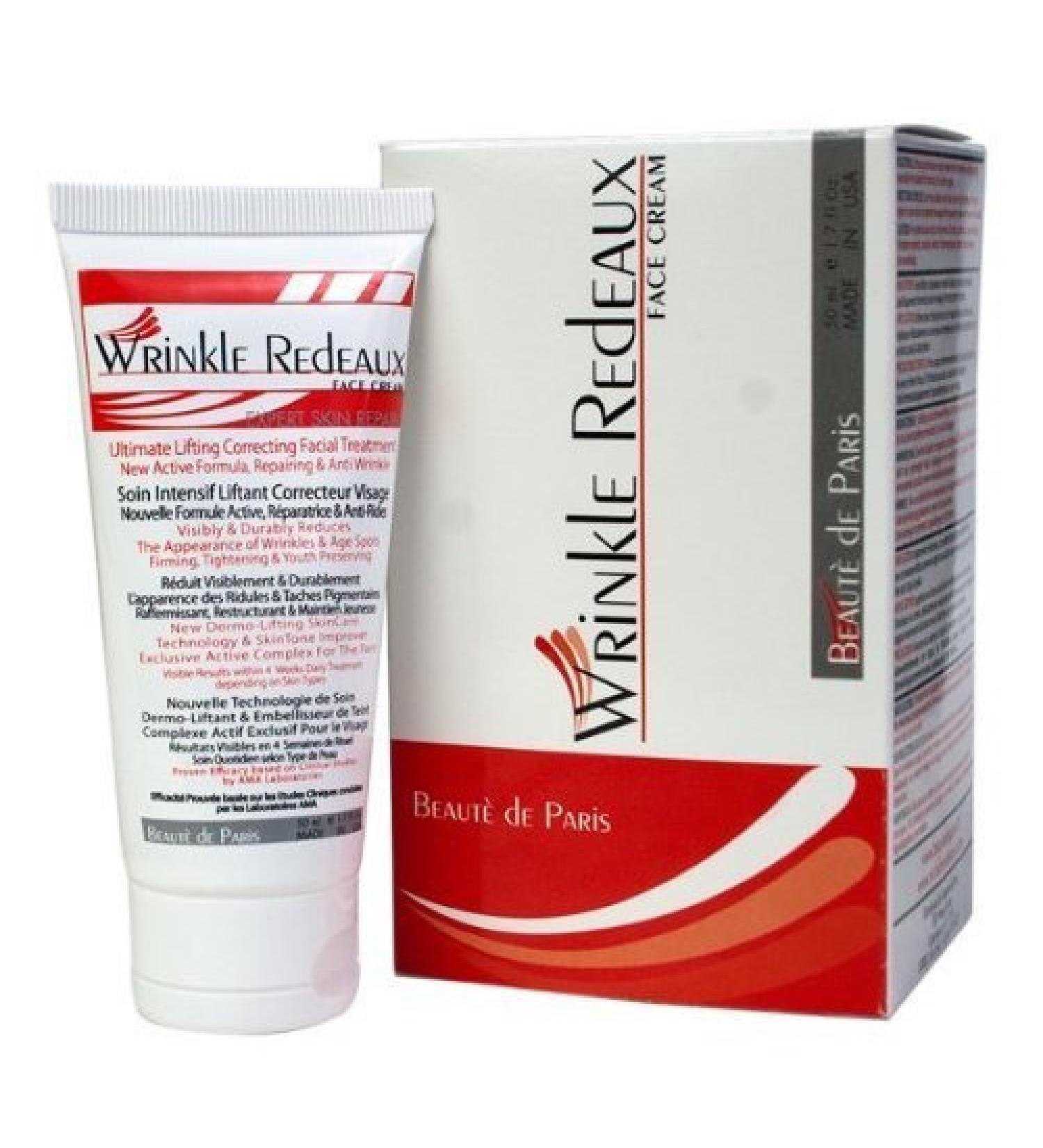 Wrinkle Redeaux Cream - Expert Skin Formula - Reduce the Appearance of Fine Lines and Wrinkles. Clinically Tested Immediate and Long Term Benefits