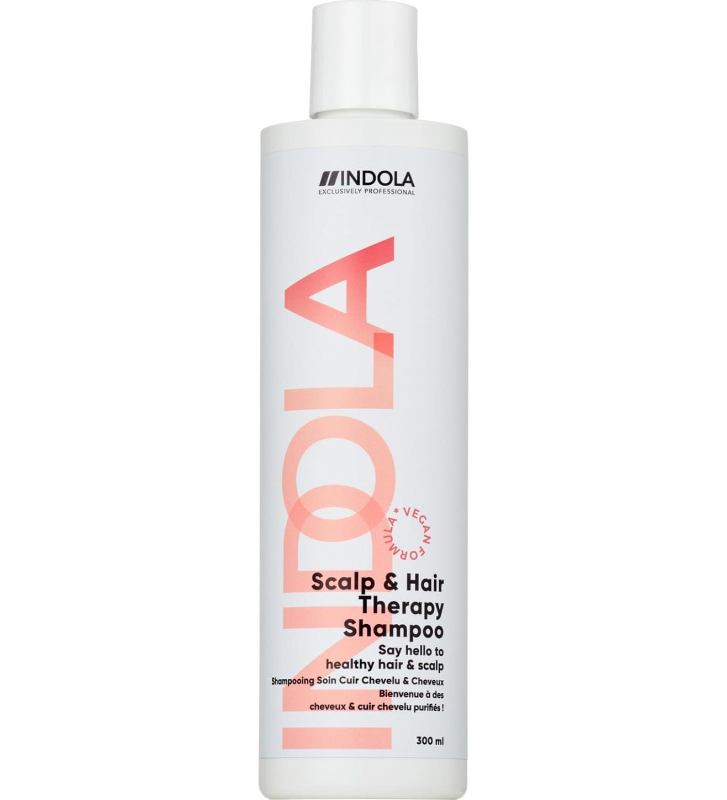 Indola Indola Scalp & Hair Therapy Multi-Benefit Shampoo 300ml for scalps prone to dandruff and chemically treated