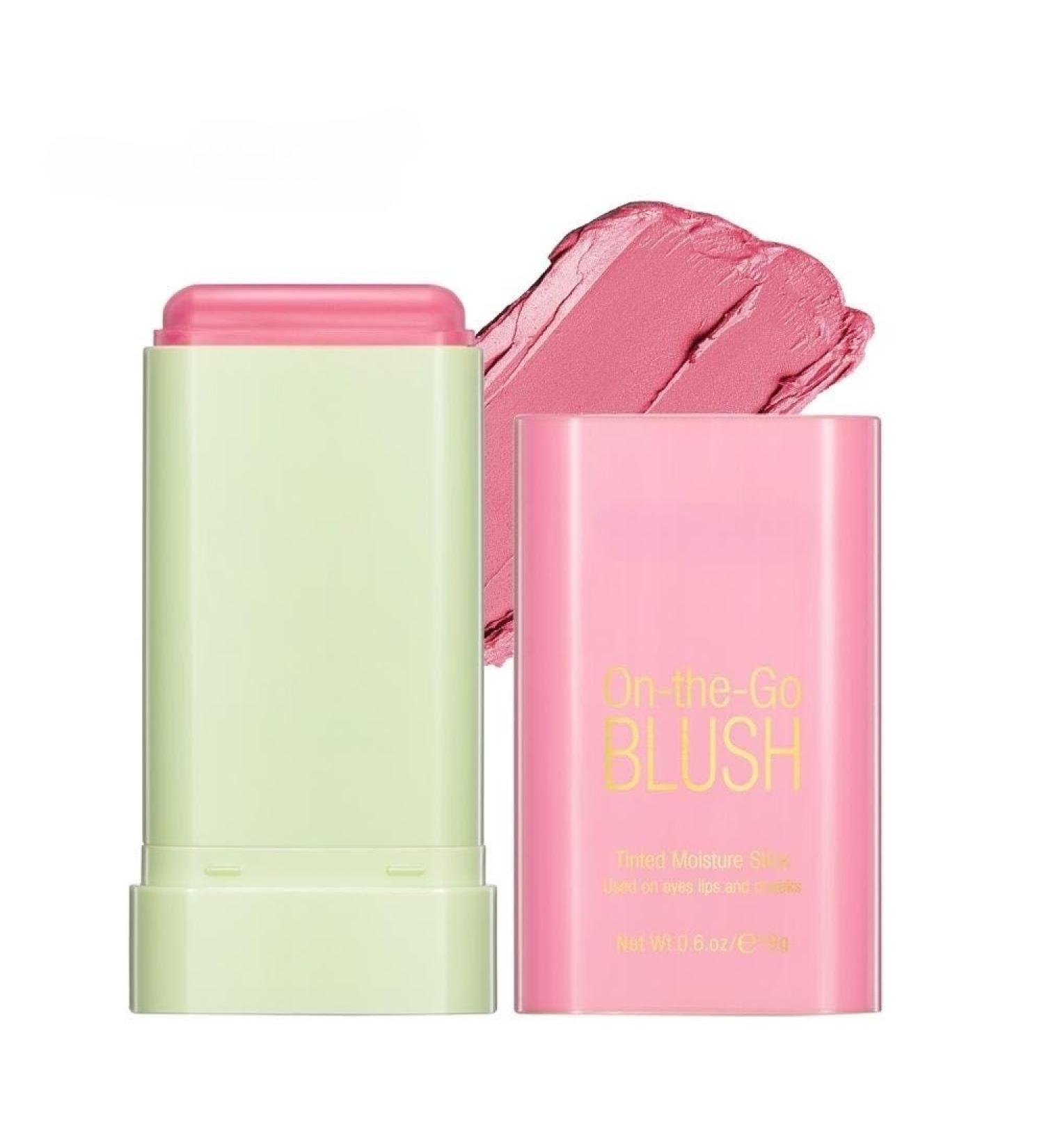 Lovelycat On-the-Go Makeup Blush Stick Tinted Moisture Stick Shadow Lips Cheek Blusher Creamy Makeup Long Lasting Natural Nude Makeup for All Skin (pink) - Buy Online on GoSupps.com