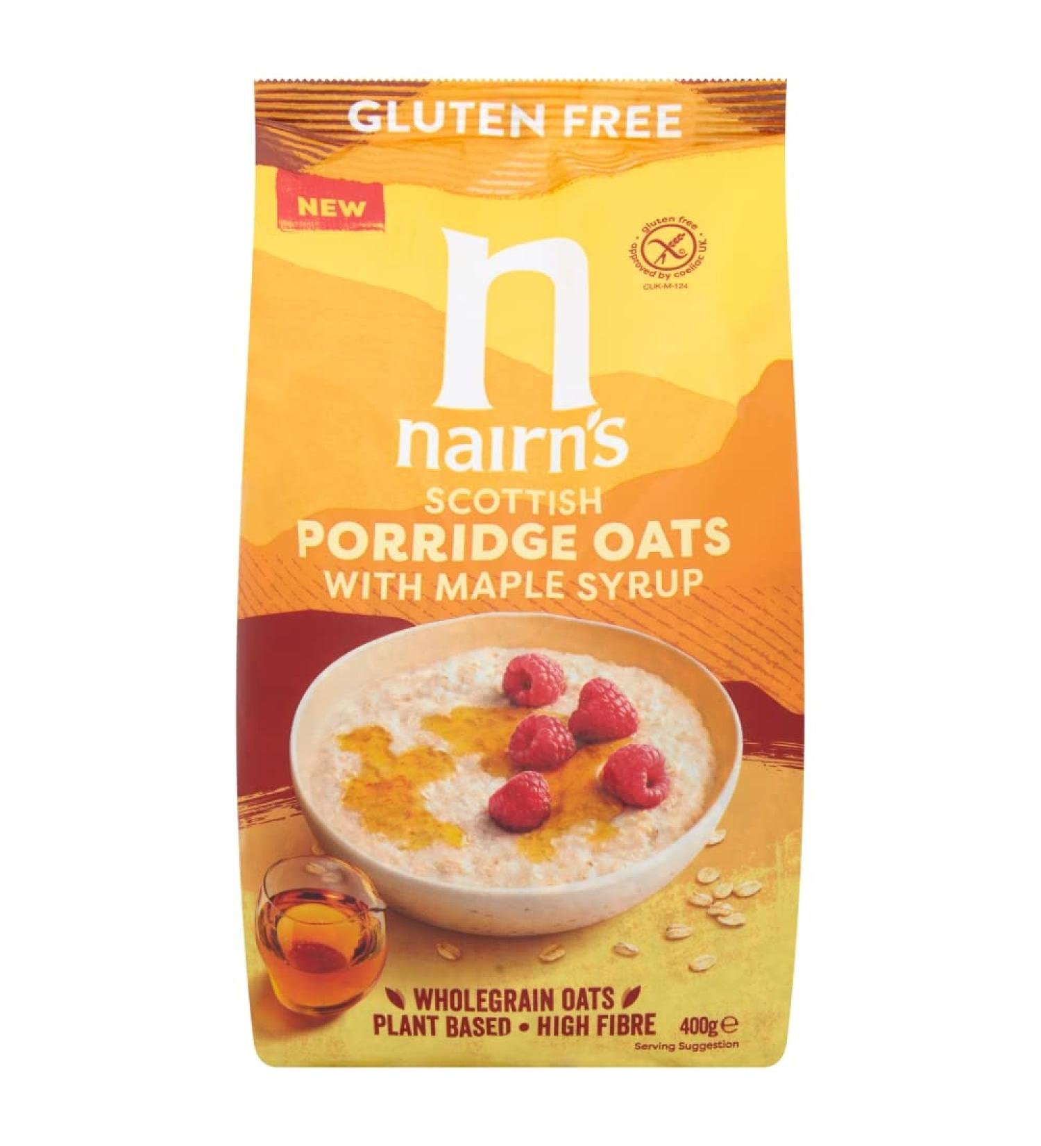 Nairn's Scottish Porridge Oats with Maple Syrup 400g