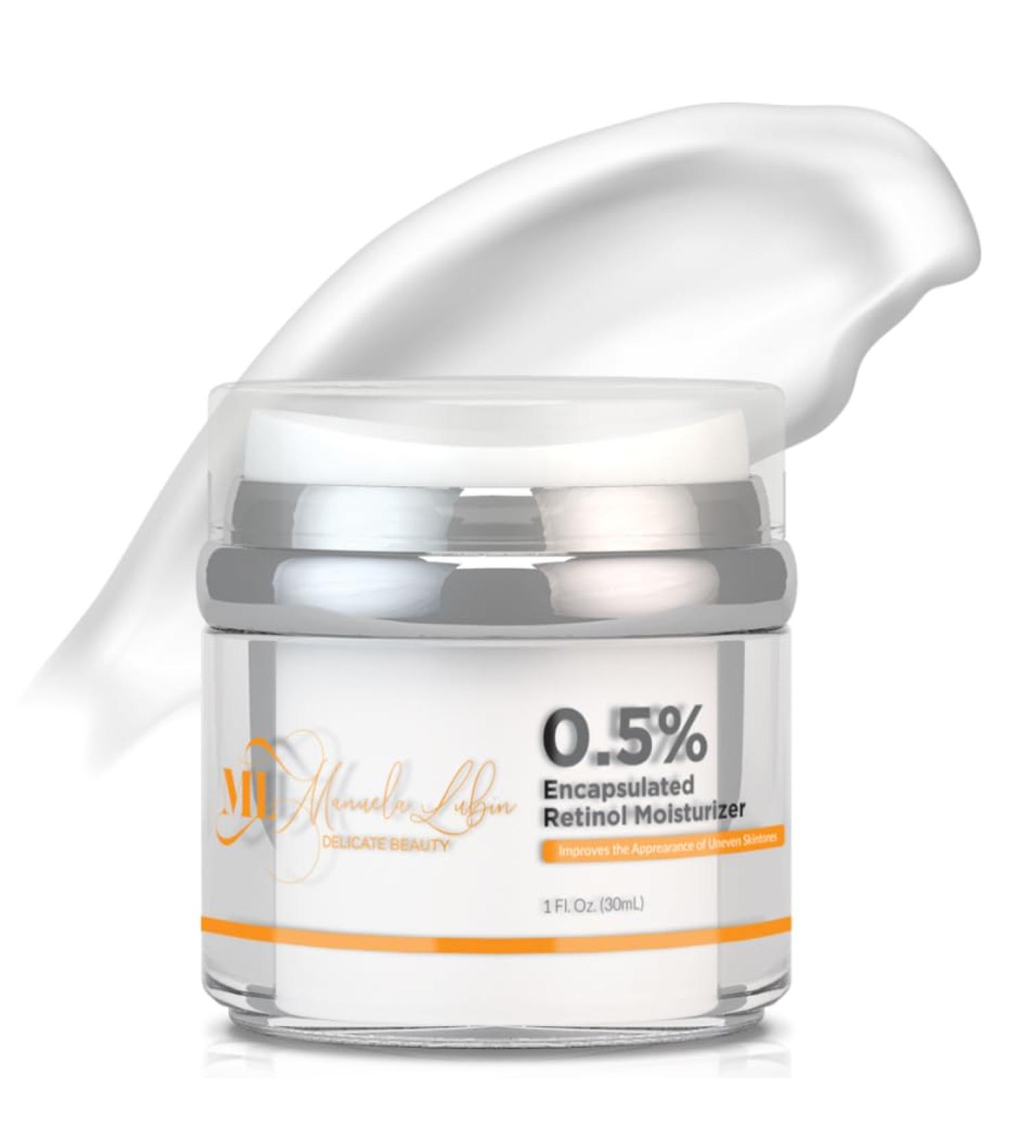 0.5% Encapsulated Retinol Cream - All Natural Anti-Aging Face Cream for Men & Women | Skincare with Squalane & Vitamin A - 30 ml | ML Delicate Beauty - Buy Online on GoSupps.com