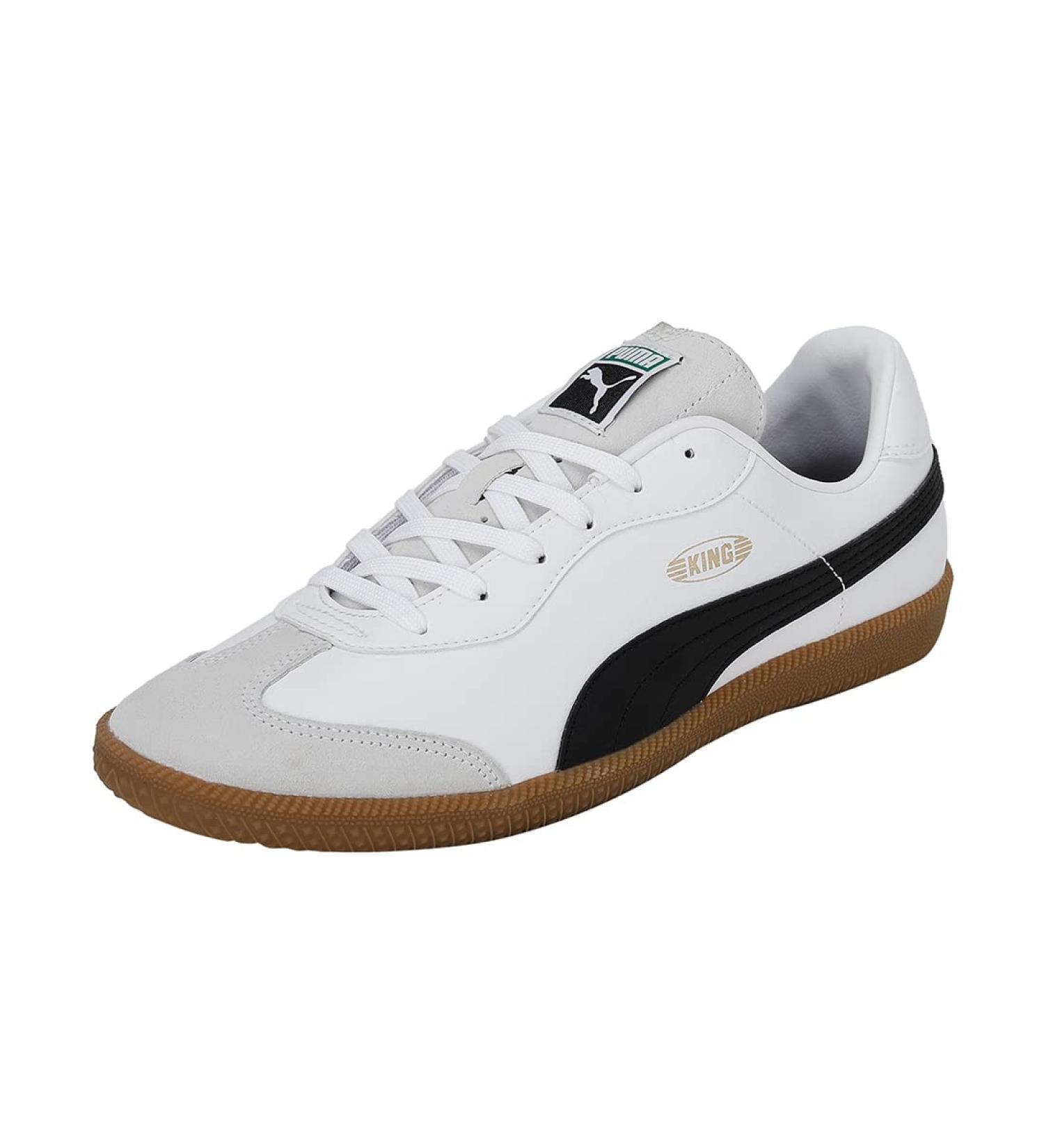 PUMA Unisex King 21 IT Soccer Shoe - Size 43 EU | Puma White & Black Gum - Shop Internationally - Buy Online on GoSupps.com