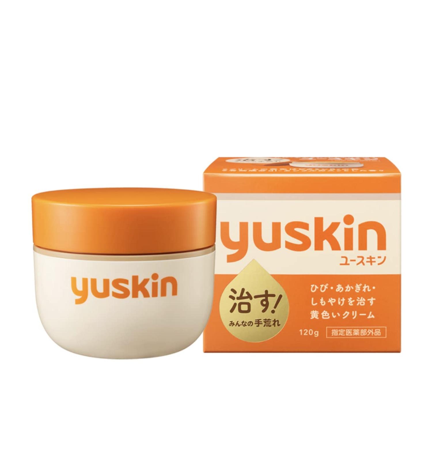 YU-SKIN-A 120g: Japan's Secret for Dry Skin Relief - Deep Hydrating Moisturizing Cream for Face, Hand, and Body - Original Set - Buy Online on GoSupps.com