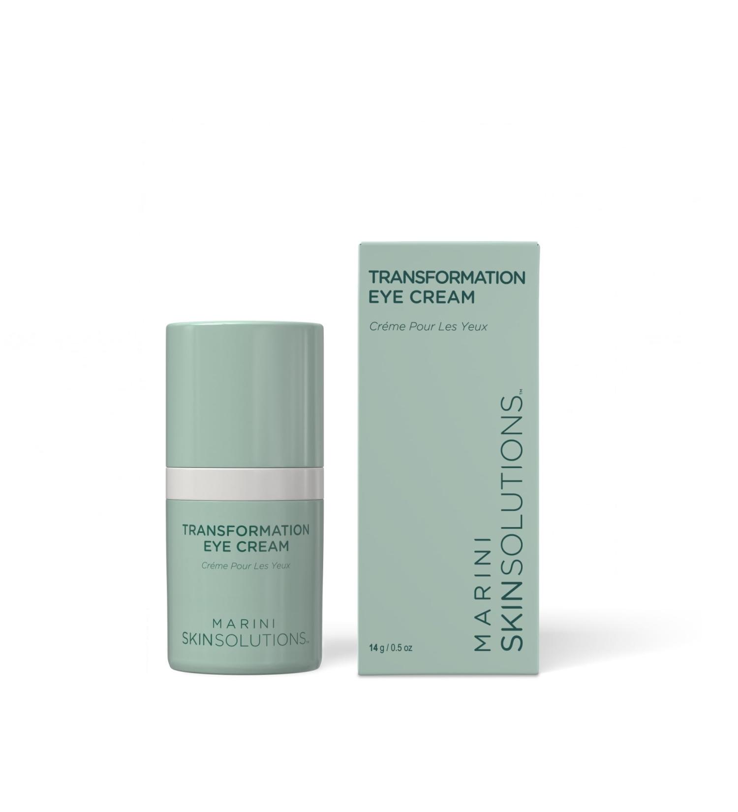 Marini SkinSolutions Transformation Eye Cream - Visibly Improves Texture Wrinkles & Hydration with Anti-Aging Peptides Growth Factors & Hyaluronic Acid - Cruelty Free - Made in the USA - 0.5 oz - Buy Online on GoSupps.com
