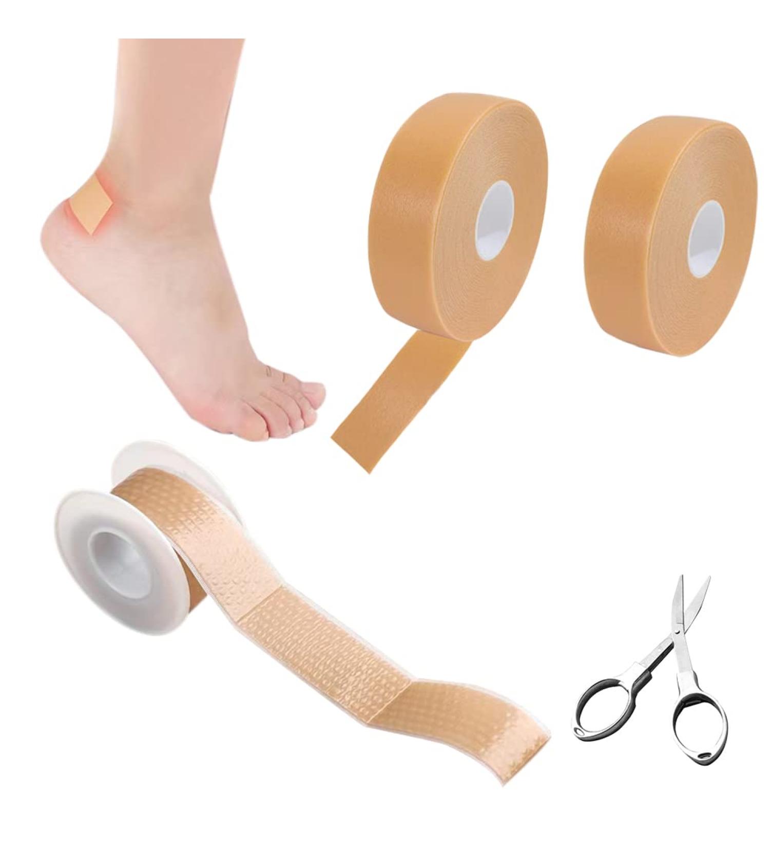 TDDBM Moleskin Blister Foam & Silicone Gel Tape Set | Blisters Prevention Kit with Folding Scissors | Valentine's Day Gift - Buy Online on GoSupps.com